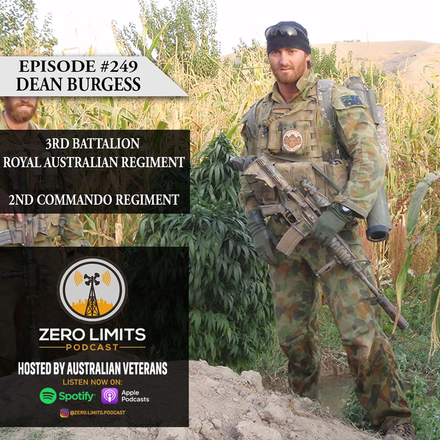 Ep. 249 Dean Burgess 3RAR - 2nd Commando Regiment @deanburgess.au episode artwork