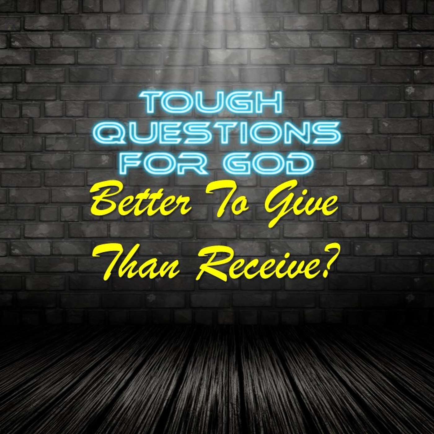 Better to give than receive! episode artwork