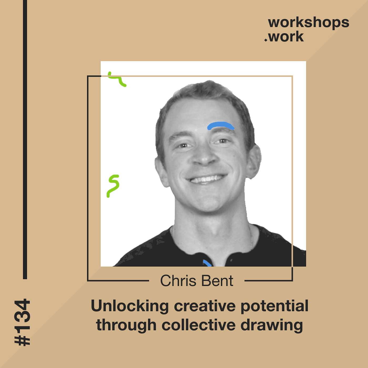 134 - Unlocking creative potential through collective drawing with Chris Bent