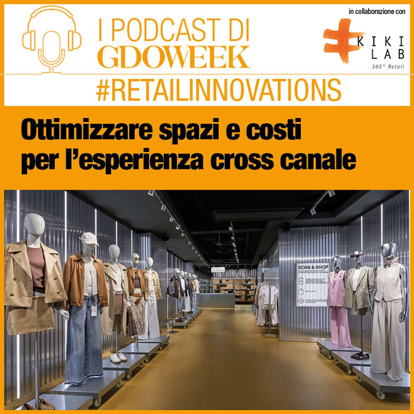 Stradivarious (Inditex): ottimizzare spazi e costi per l'esperienza cross canale - #retailinnovations by Kiki Lab episode artwork