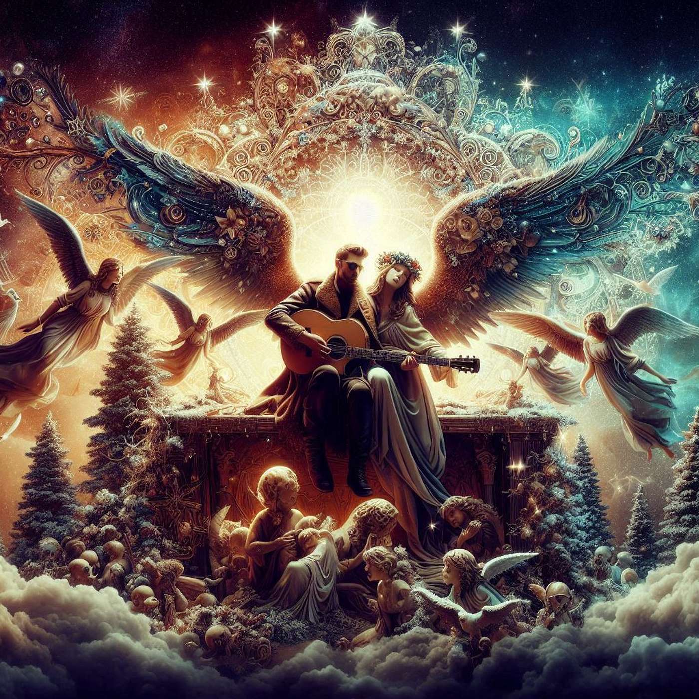 Peace On Earth When The River Is High live with spoken chords song sketch
