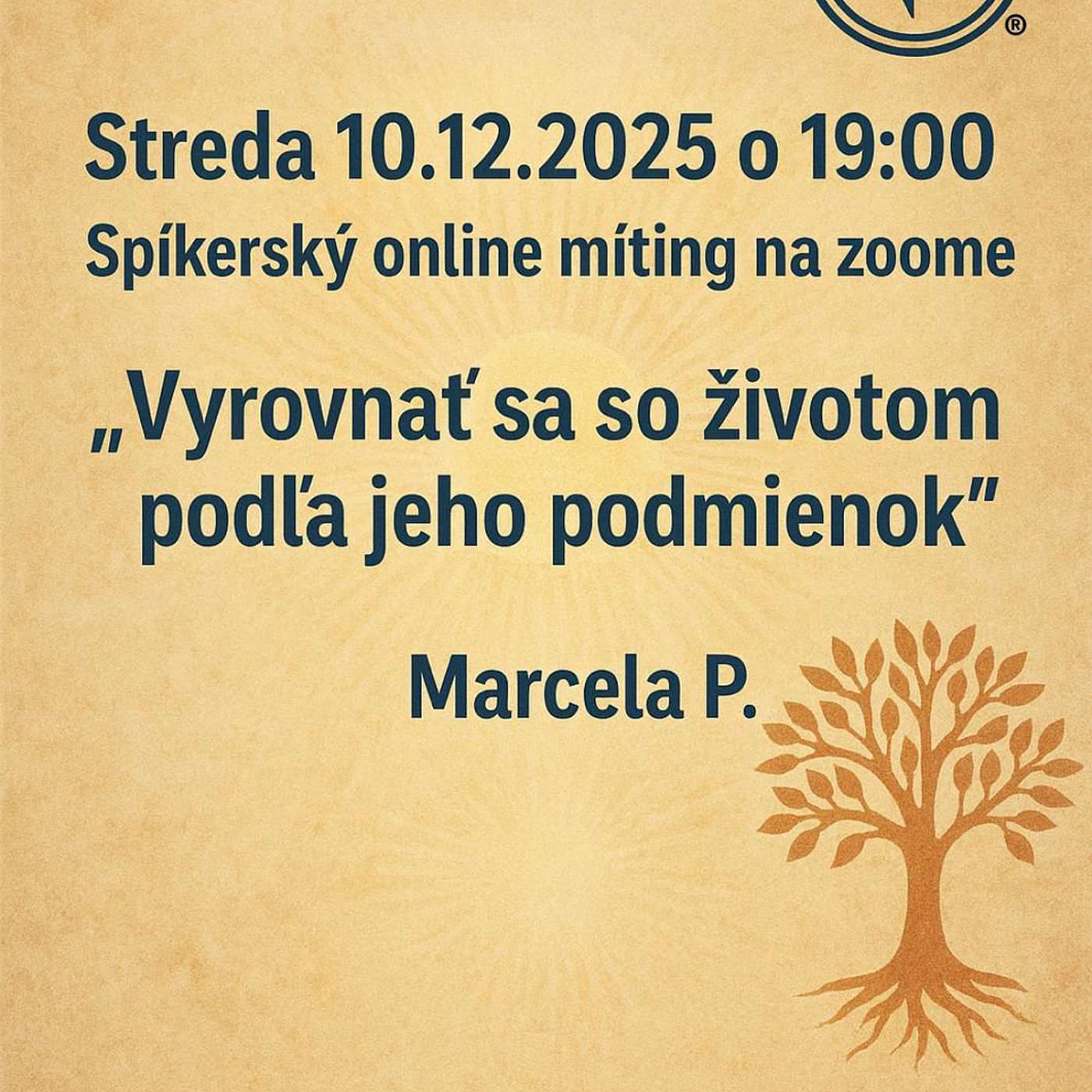 Vyrovnať sa so životom podľa jeho podmienok - Marcela P. (SK) - 10. 12. 2025 episode artwork