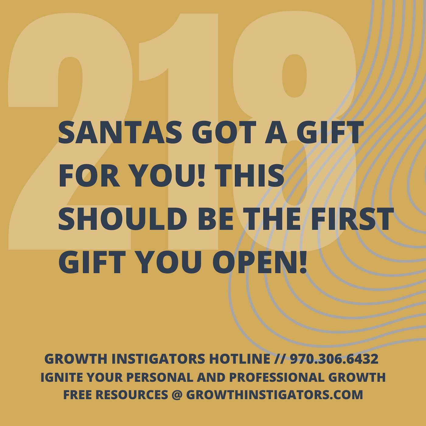 #218 Santas got a gift for you!  The first gift you should open! episode artwork
