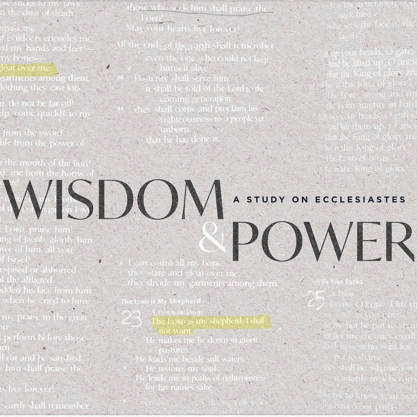 Wisdom and Power: Week Two episode artwork