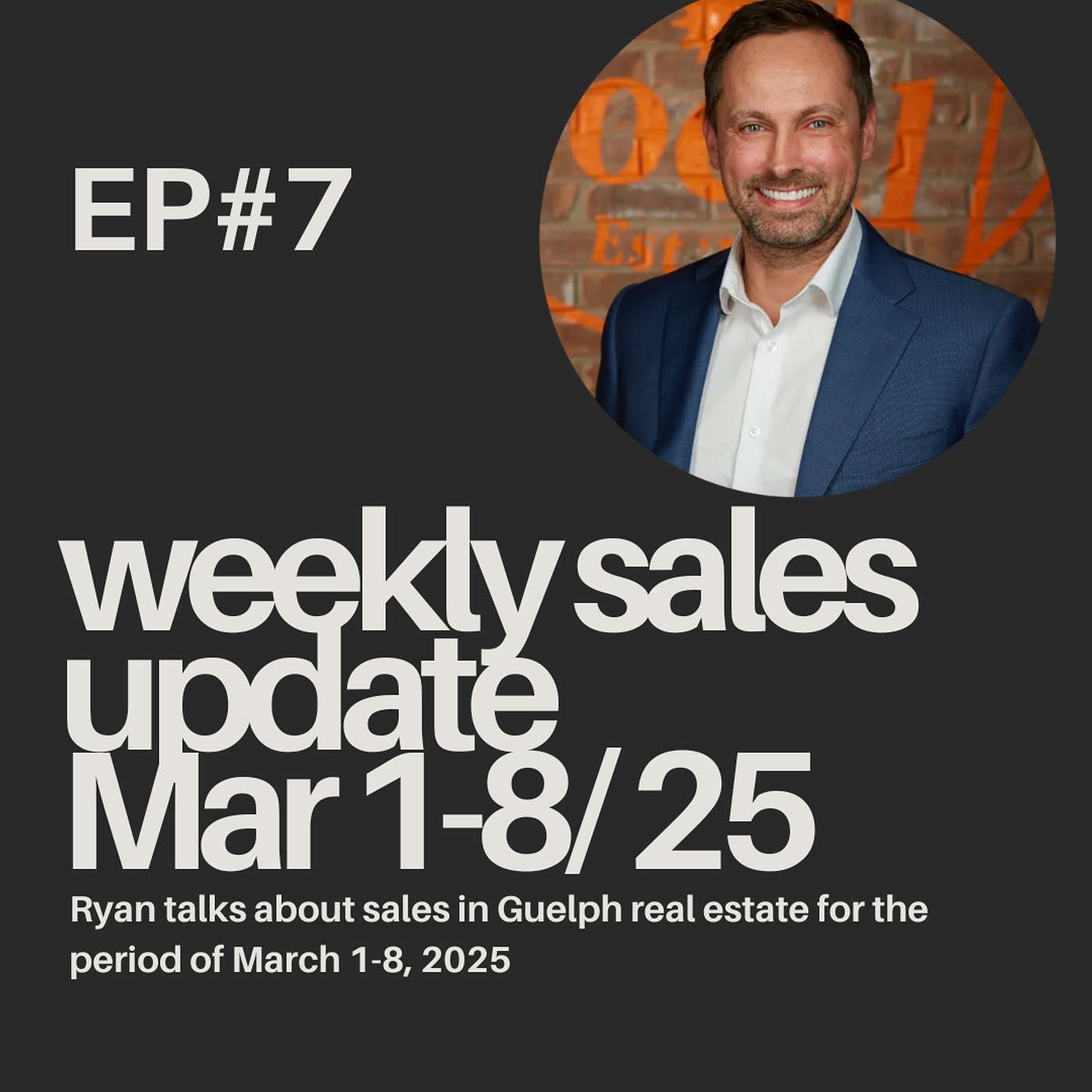 Ep 7: Guelph real estate weekly sales update Mar 1-8 2025 episode artwork