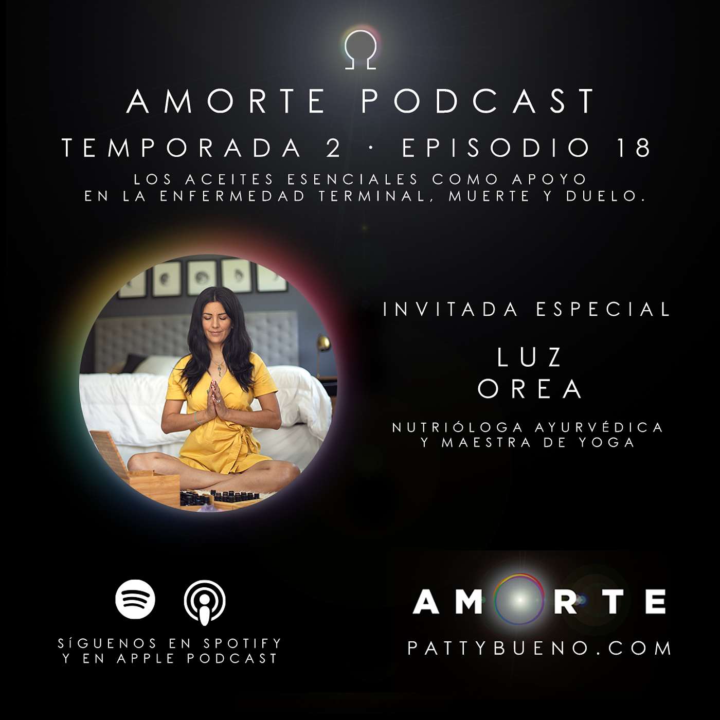 Los aceites esenciales como apoyo en la enfermedad terminal, muerte y duelo. episode artwork