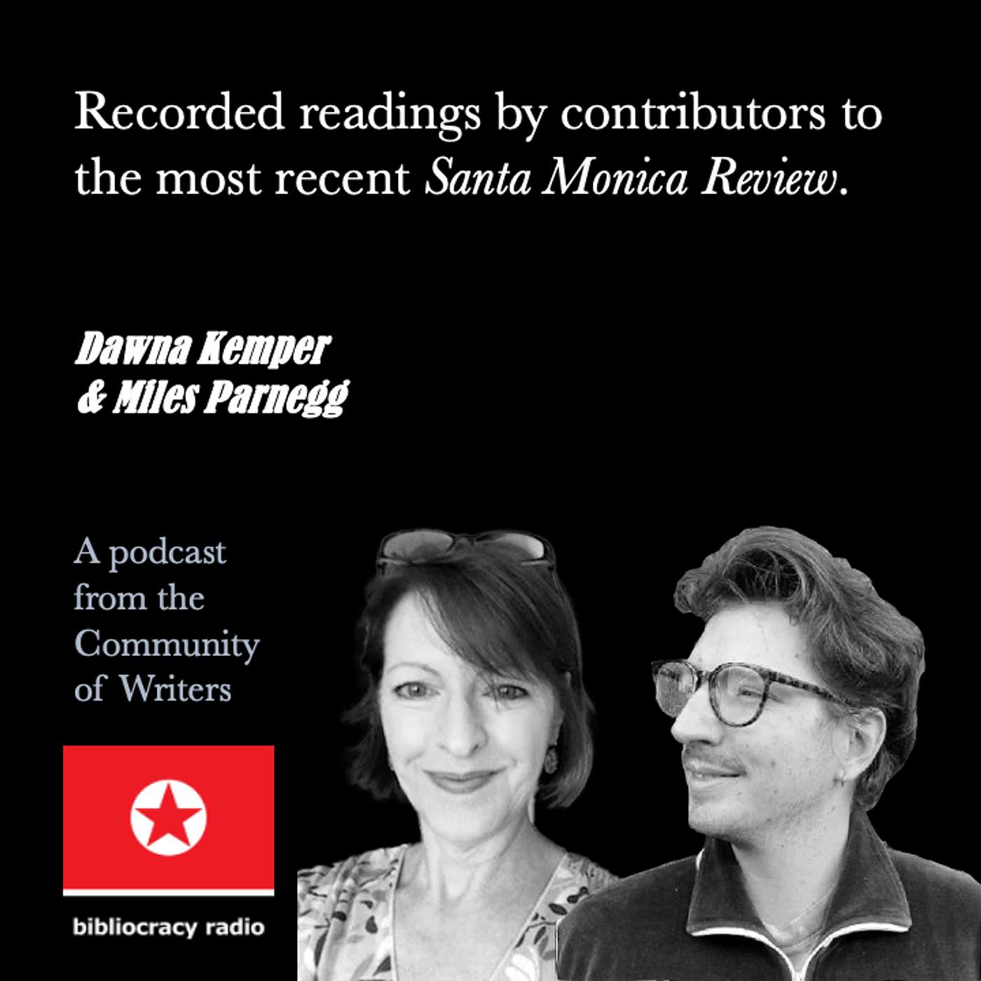 Bibliocracy Radio: Dawna Kemper & Miles Parnegg episode artwork