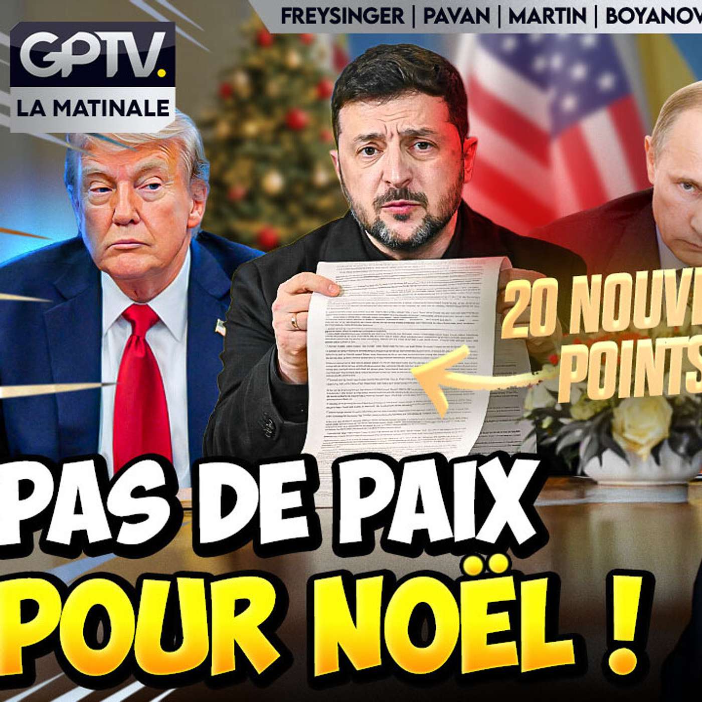 LES RUSSES N’ACCEPTERONT JAMAIS LE “NOUVEAU” PLAN DE PAIX DE ZELENSKY ! | GPTV LA MATINALE