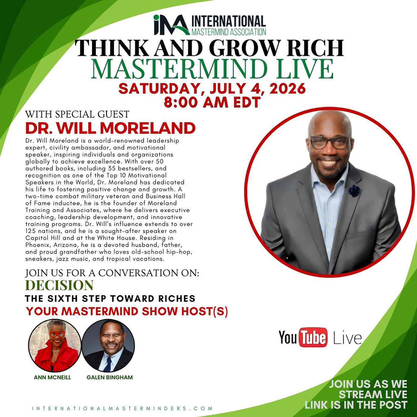 IMA Think & Grow Rich Saturday Show 07.04.2026 episode artwork