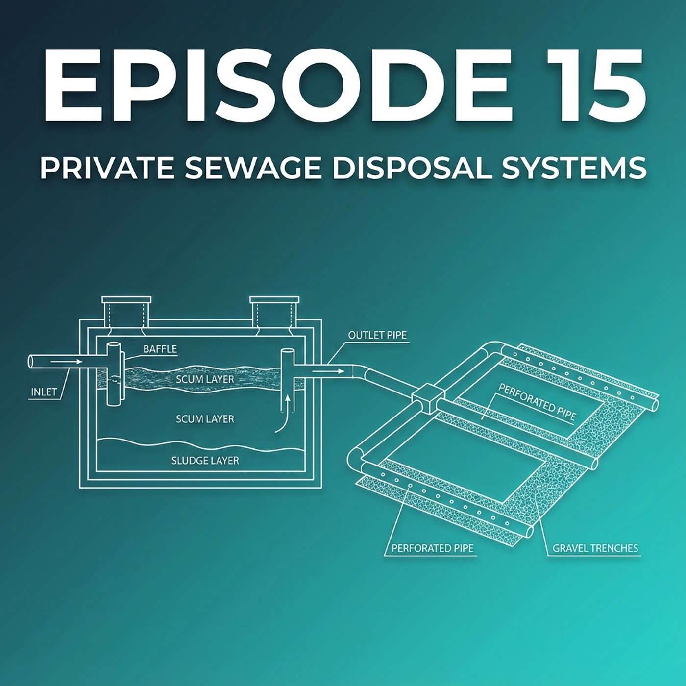 15 - Private Sewage Disposal Systems - Septic Systems and Home Inspector Responsibilities episode artwork