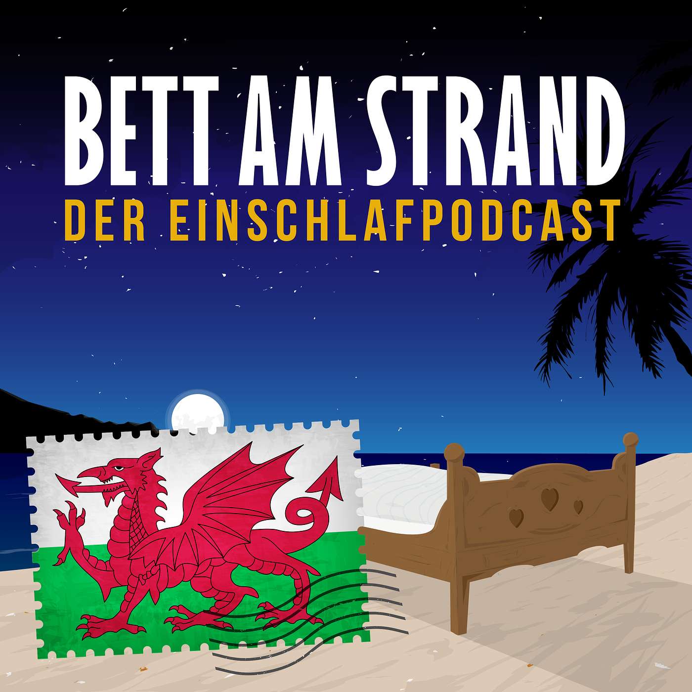 Bett am Strand | Einschlafen zu Reisegeschichten