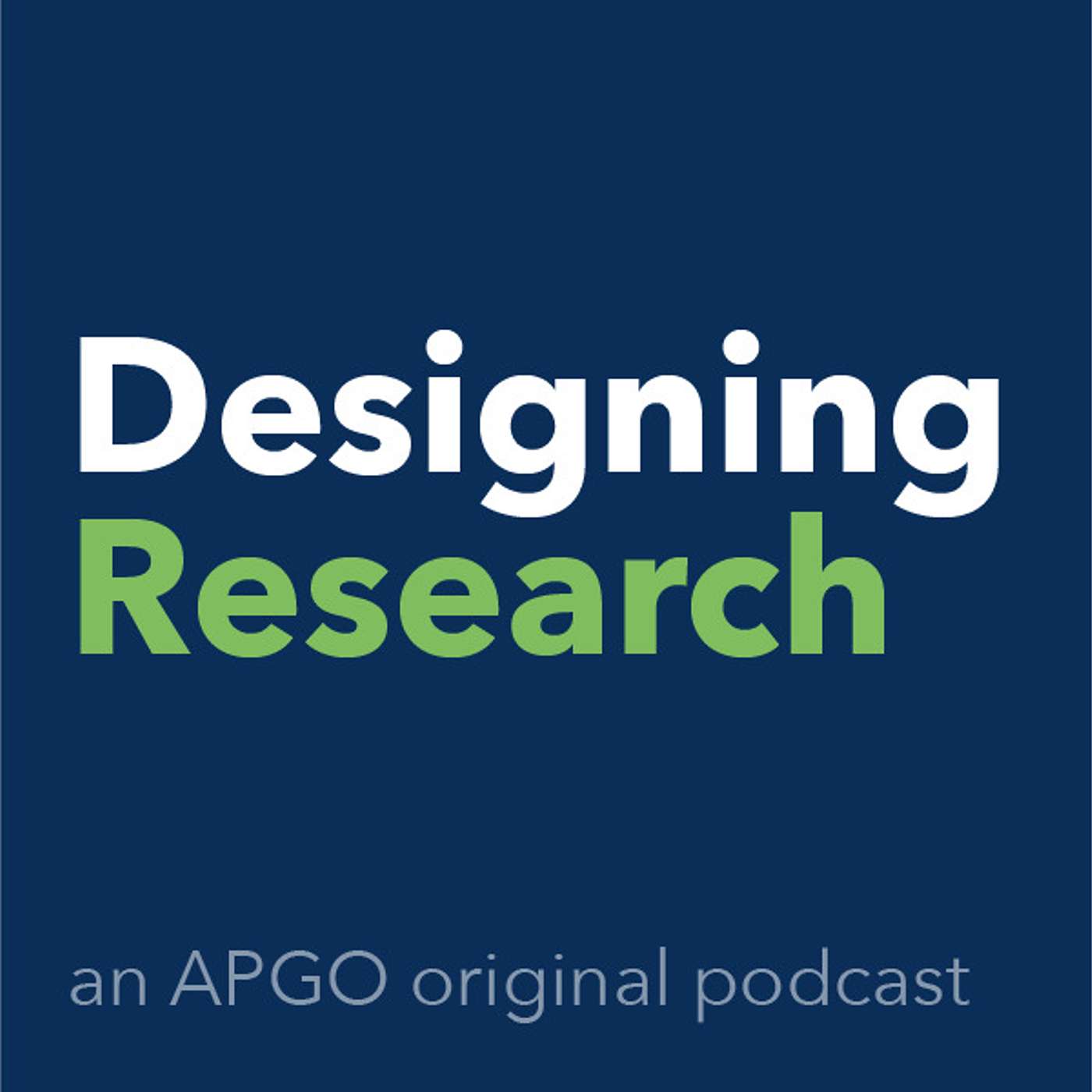 Designing Research podcast artwork