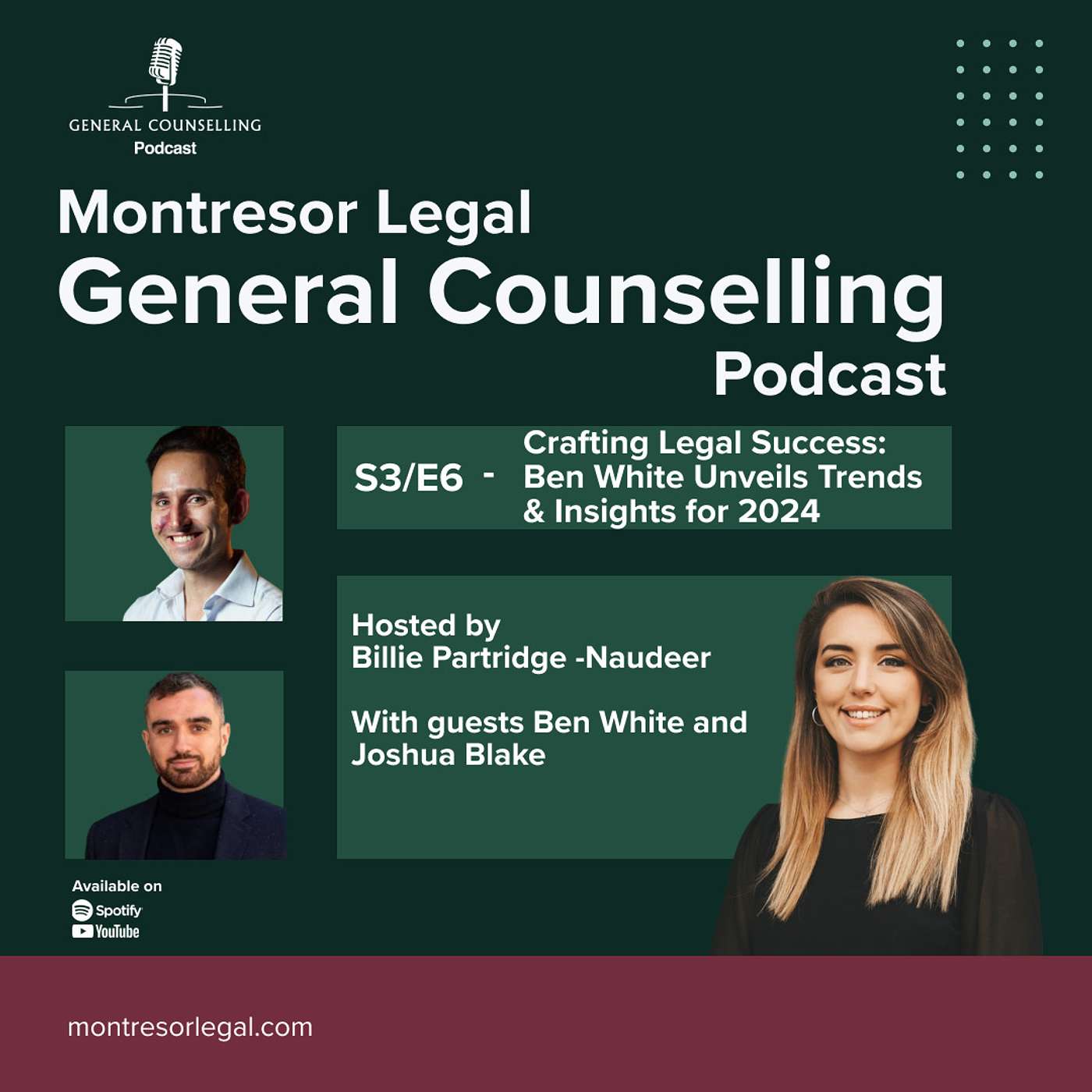 General Counselling: Crafting Legal Success - Ben White Unveils Trends & Insights for 2024