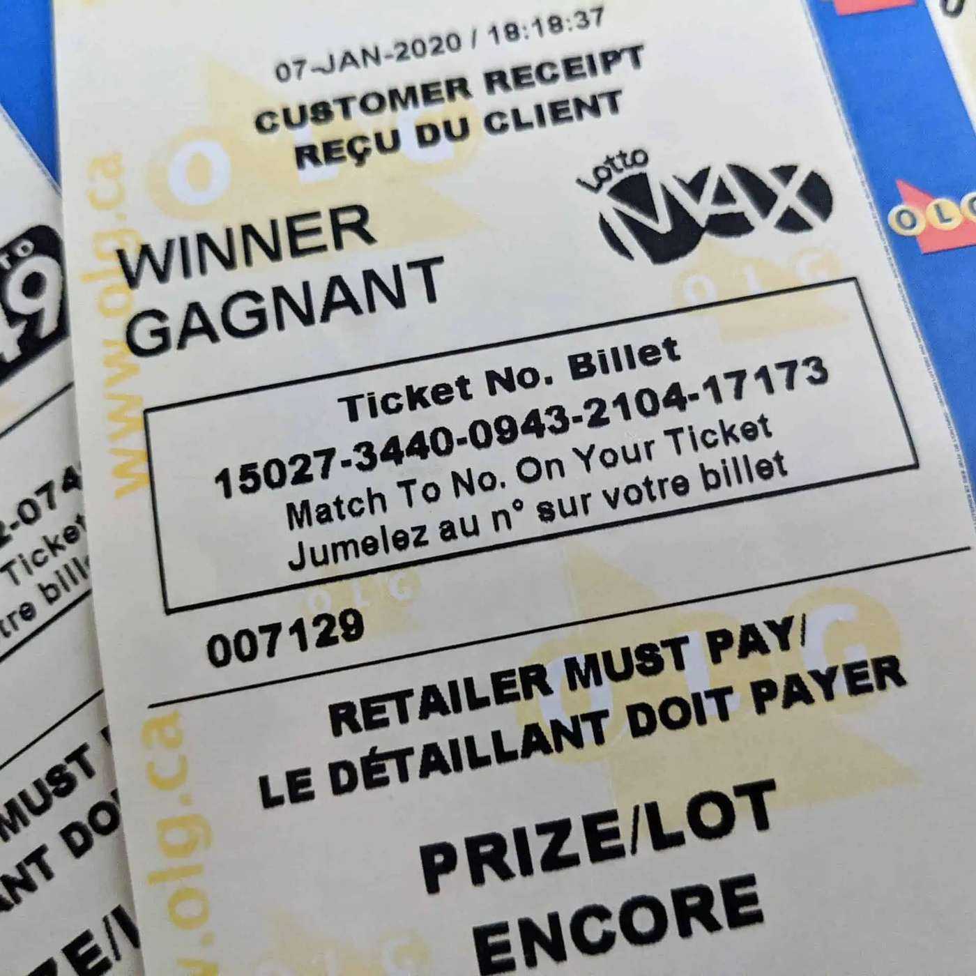 Episode 1711 - The Lottery Ticket that Lost! Sort of.