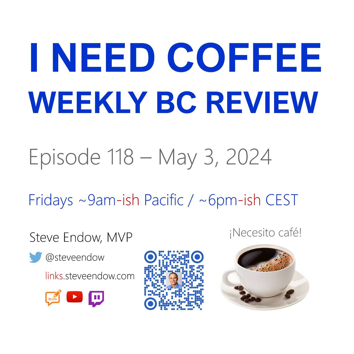 I Need Coffee - Episode 118 - Weekly BC Review