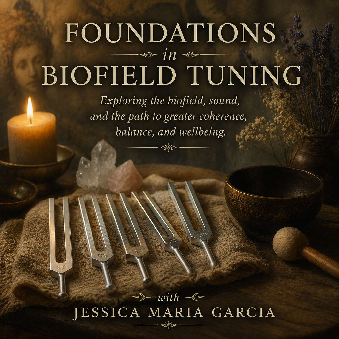 Foundations in Biofield Tuning | Jessica Maria Garcia episode artwork