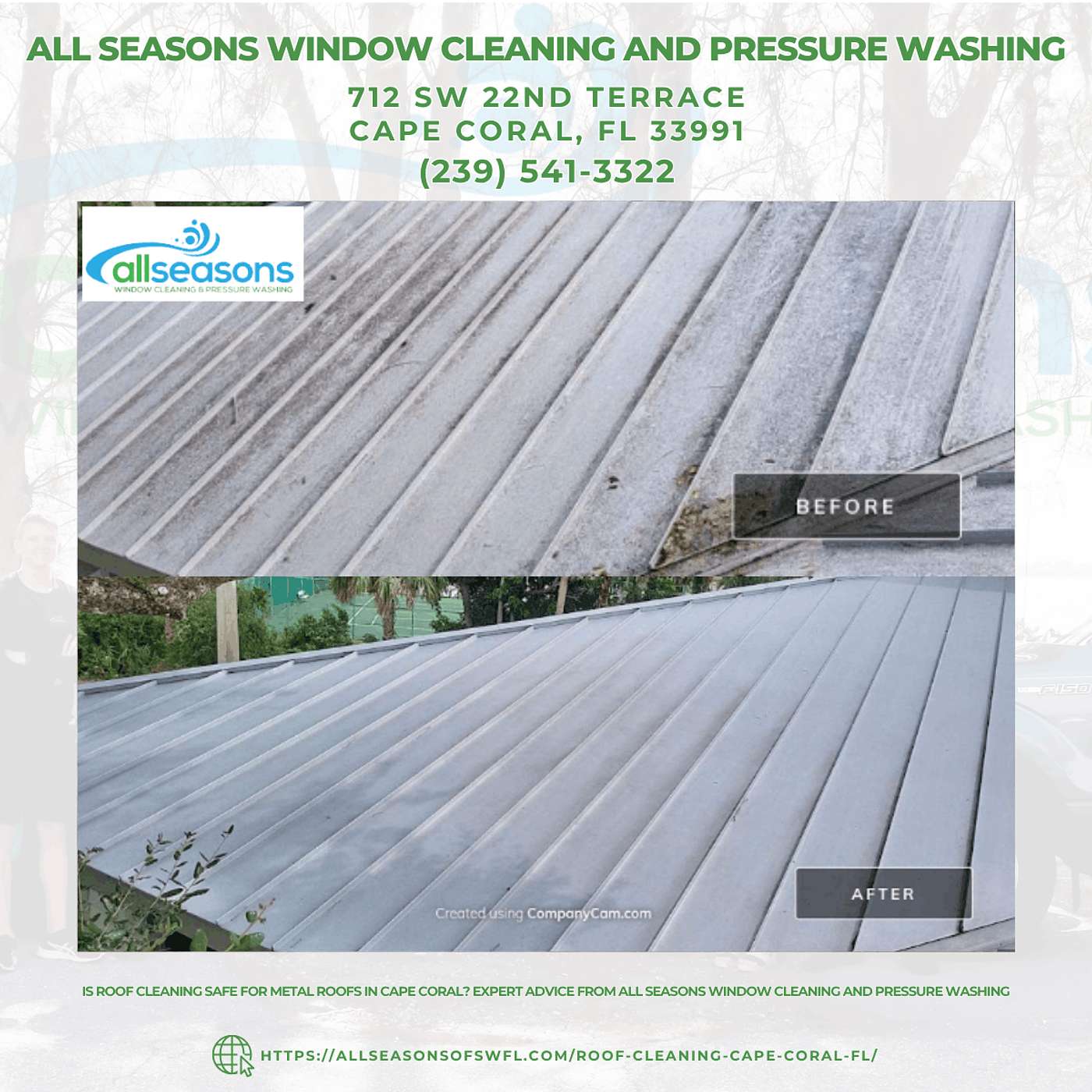 Is Roof Cleaning Safe for Metal Roofs in Cape Coral? Expert Advice From All Seasons Window Cleaning and Pressure Washing episode artwork