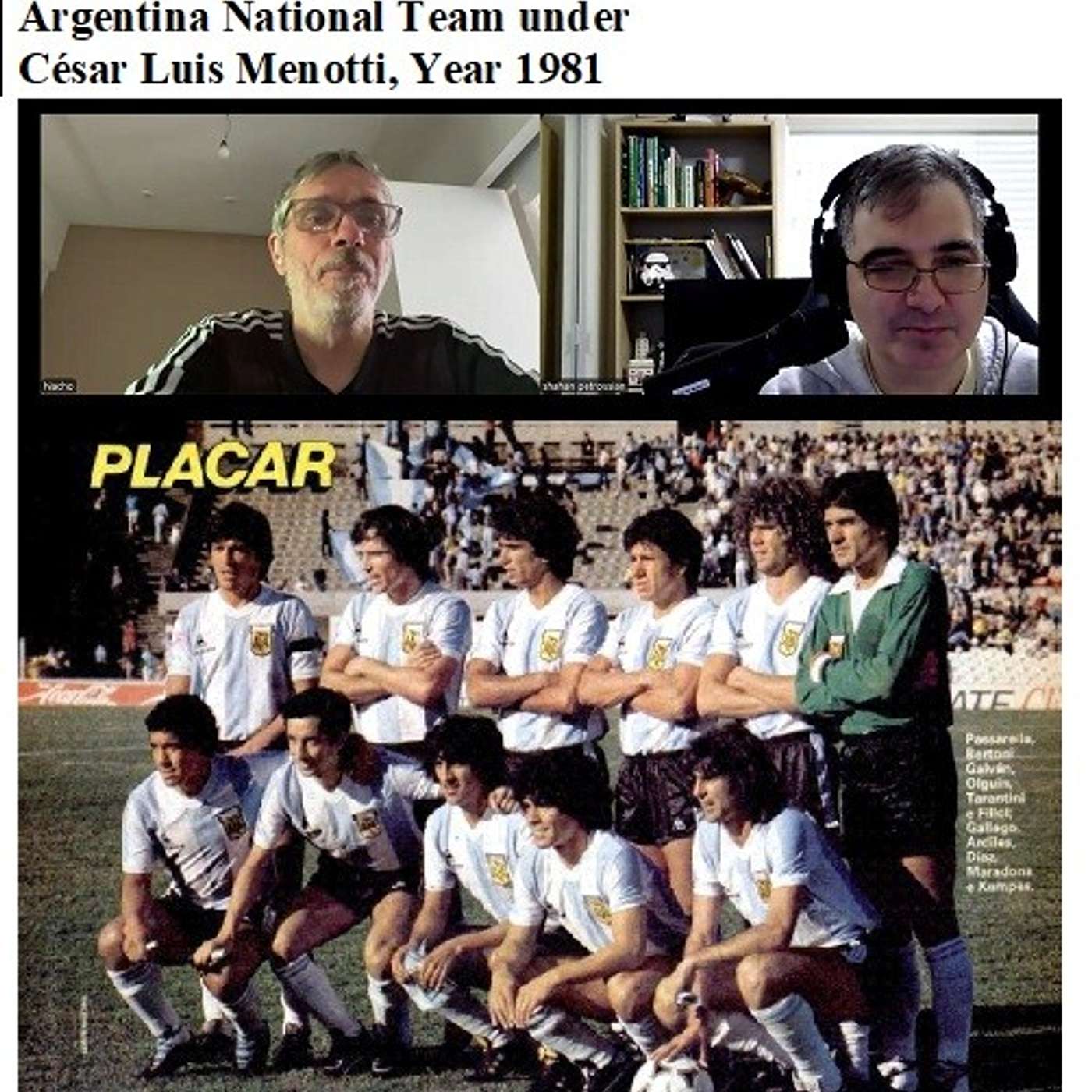 Soccernostalgia Talk Podcast-Episode 242 (Interview with Argentine Journalist Mr. Nacho Dimari on Argentina National Team matches in 1981 under César Luis Menotti)