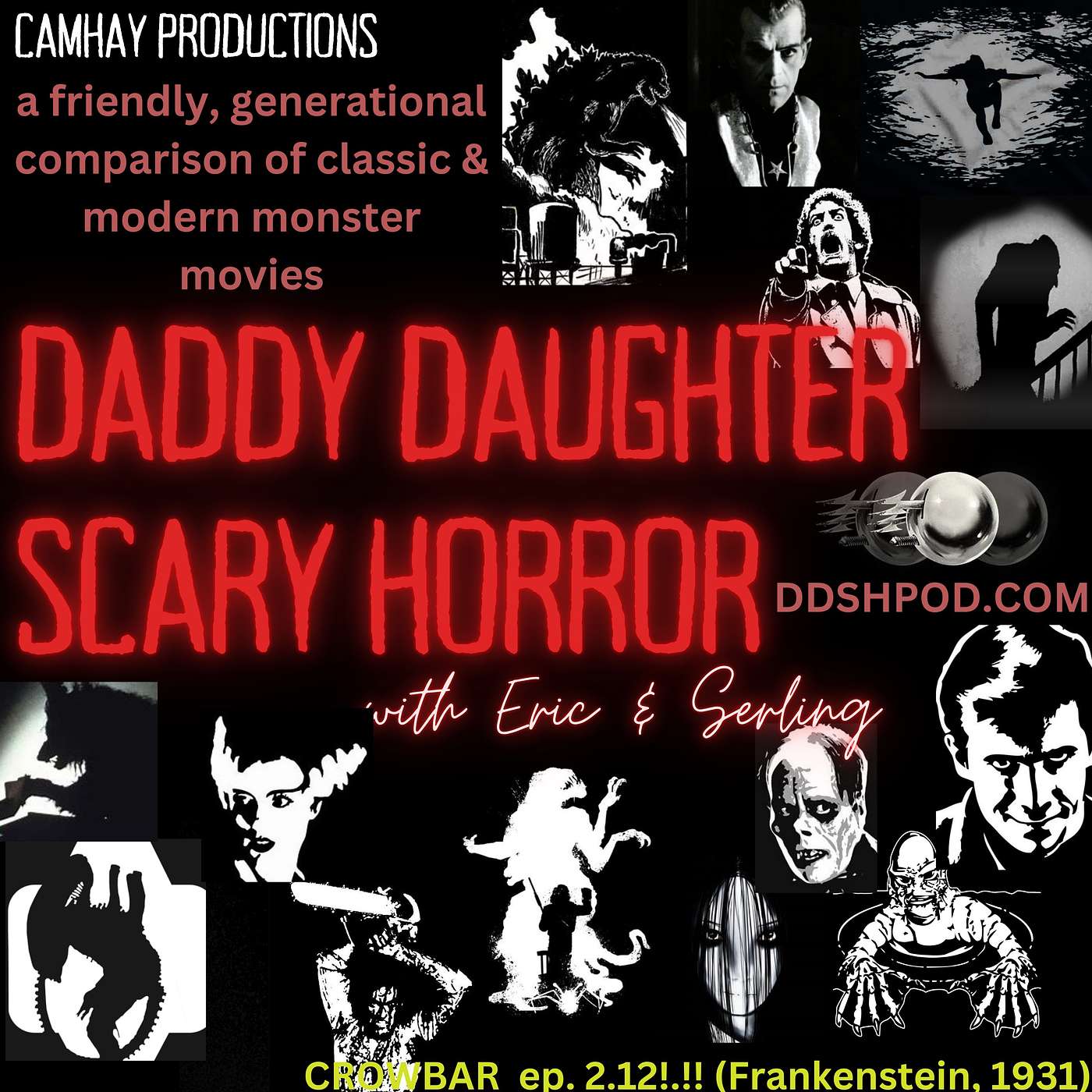 Daddy Daughter Scary Horror 2.12 CROWBAR (Frankenstein, 1931)