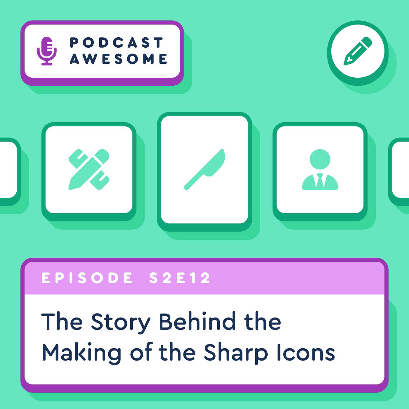 The Story Behind the Sharp Icons: How a Whiteboard Idea Accidentally Turned into a Full Icon Set episode artwork