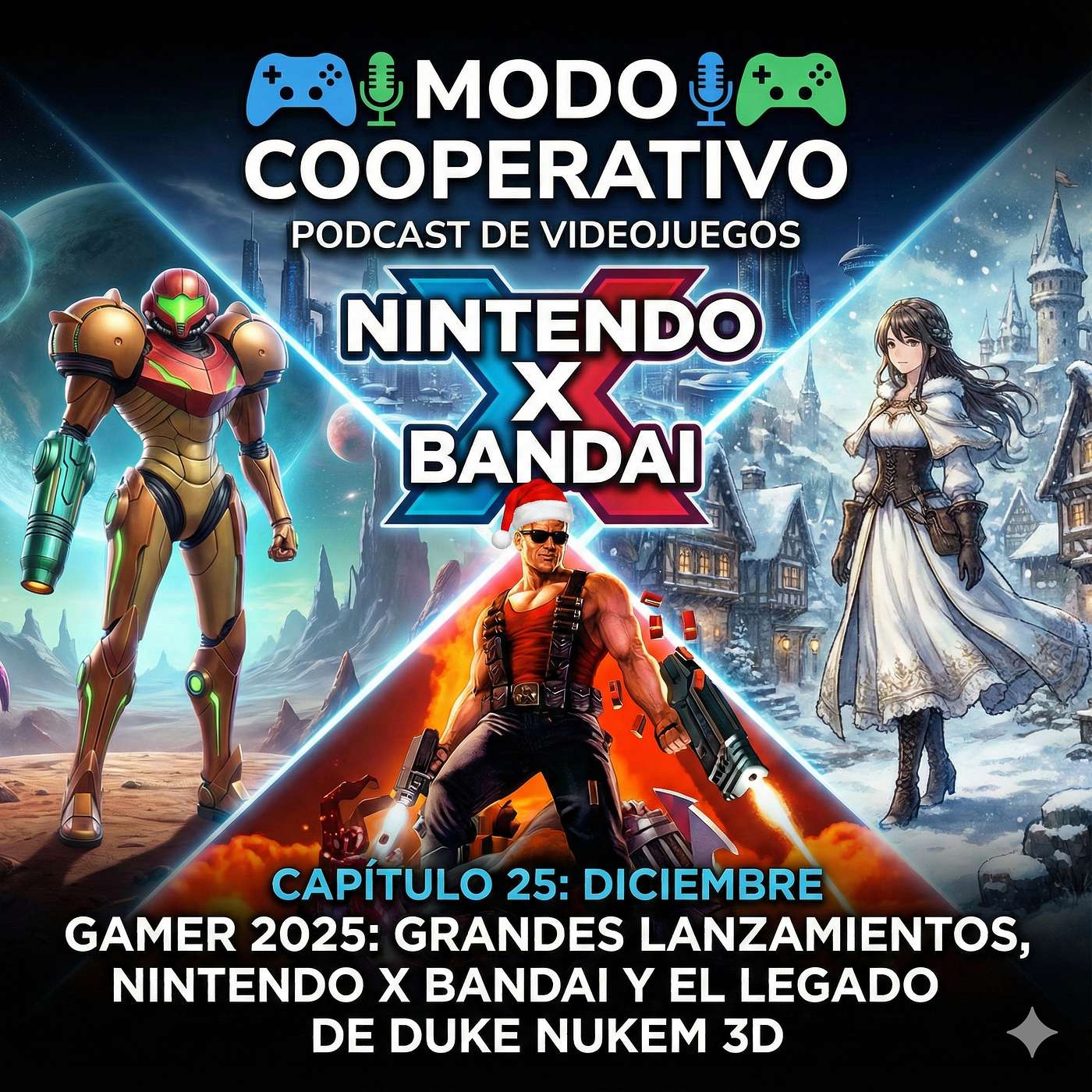 Episodio 25: Diciembre gamer 2025: grandes lanzamientos, Nintendo x Bandai y el legado de Duke Nukem 3D episode artwork