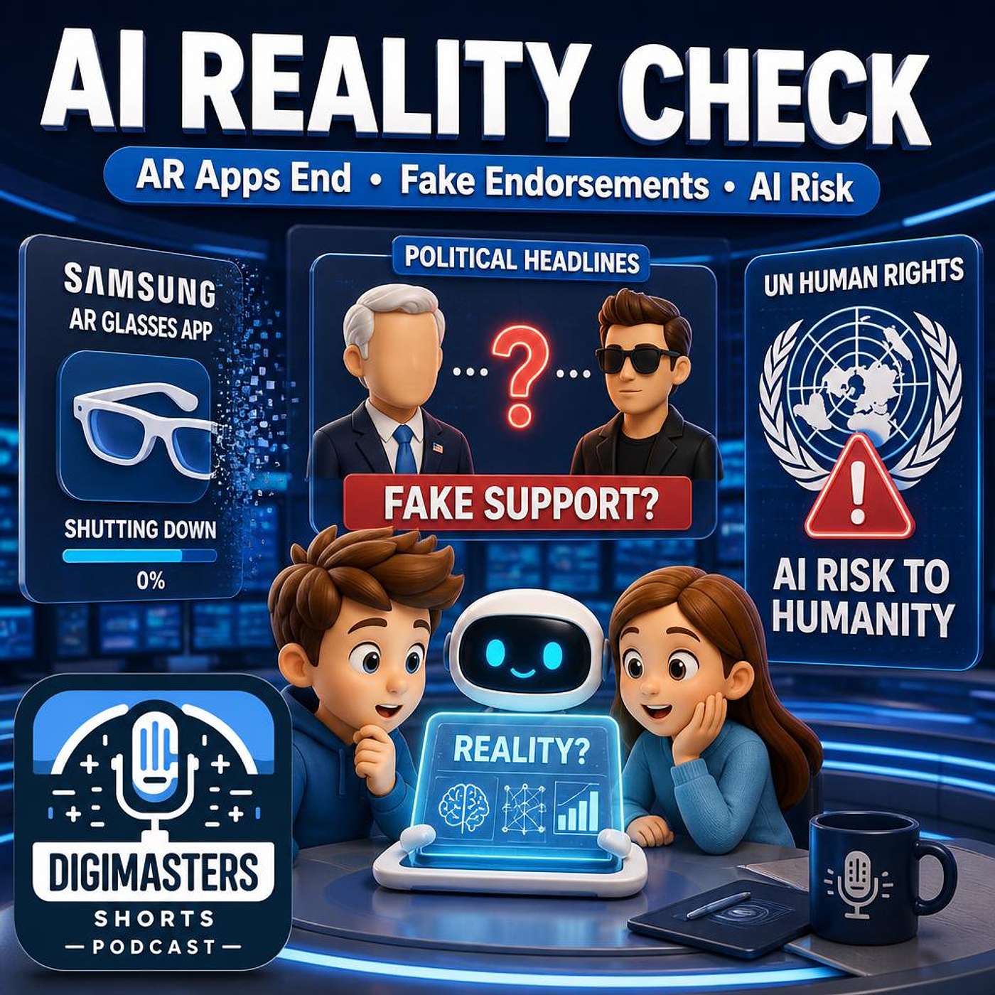 Samsung Ends AR Apps, Trump Fakes De Niro Support, Ontario Kids Call Reality AI, Volker Türk Warns AI Threatens Humanity