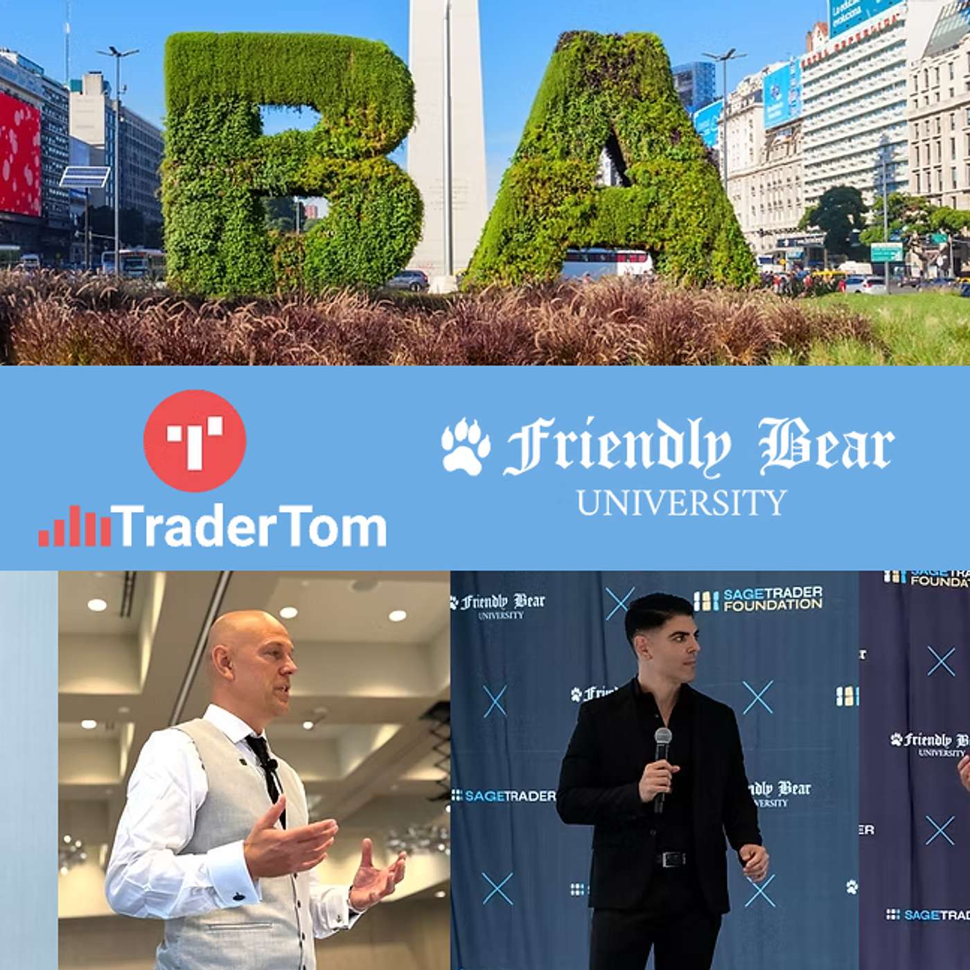 Tom Hougaard & David Capablanca at Buenos Aires Trading Conference March 23, 2026