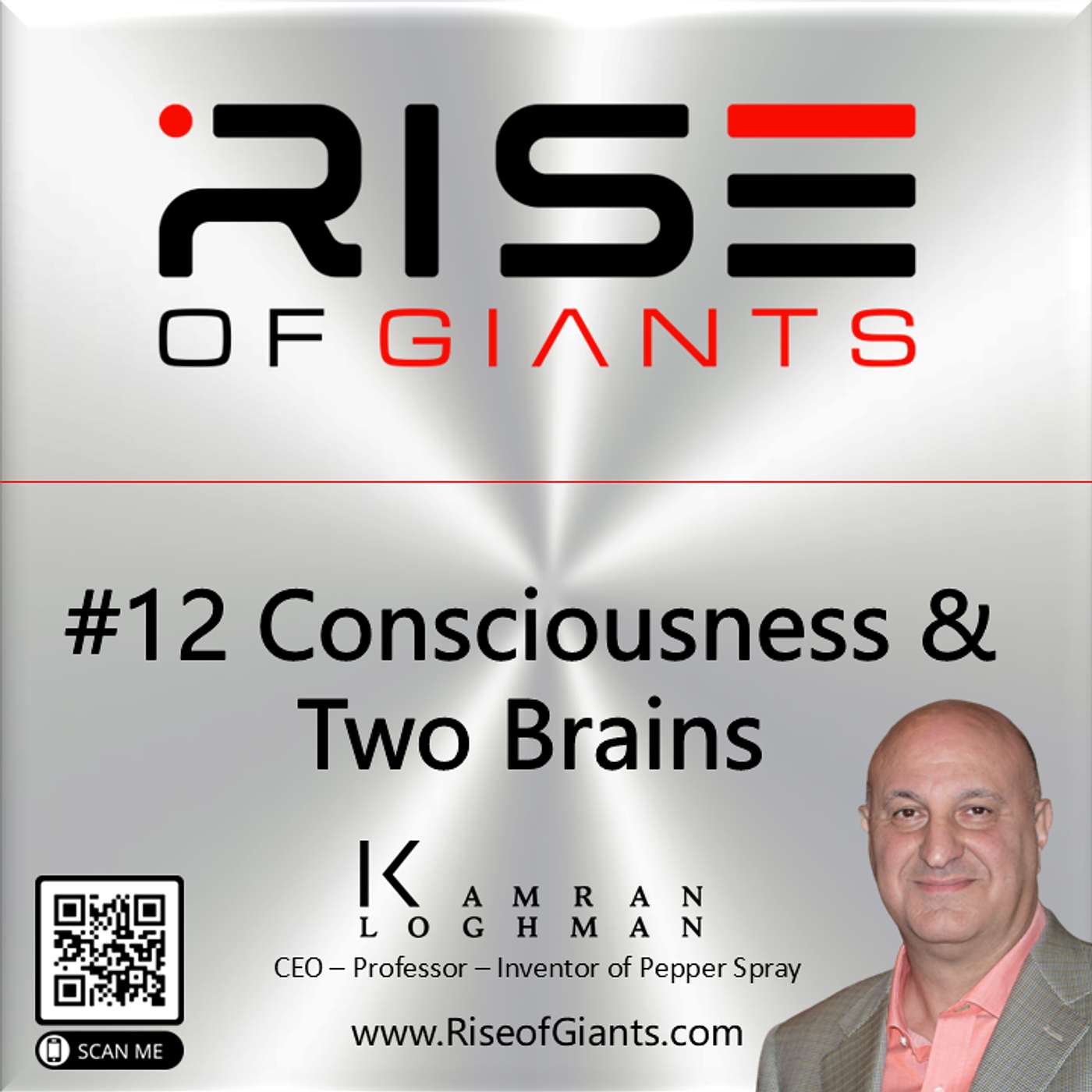 12:  CONSCIOUSNESS & TWO BRAINS episode artwork