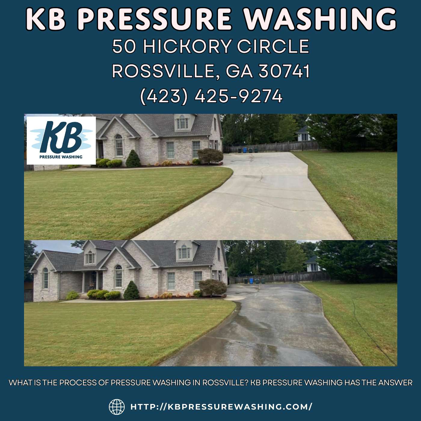 What Is the Process of Pressure Washing in Rossville? KB Pressure Washing Has the Answer episode artwork