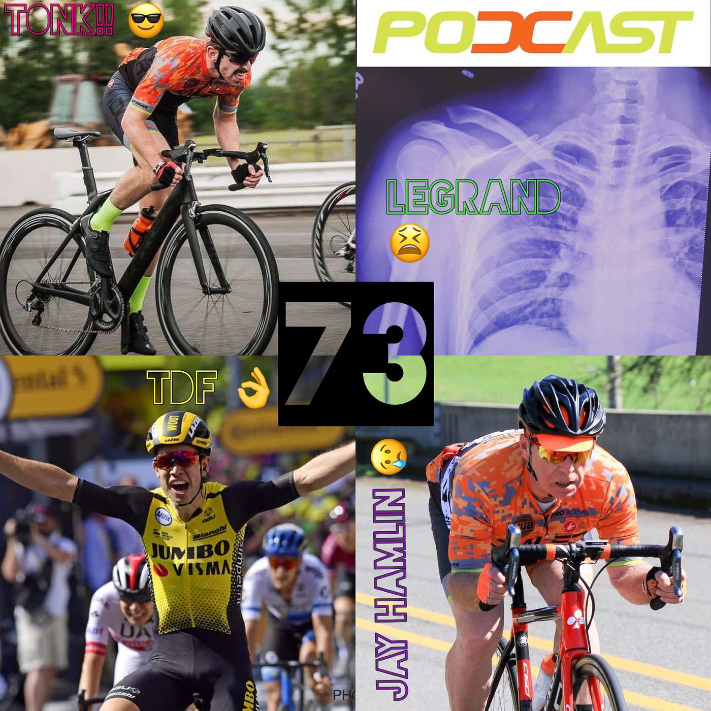 Dialed Podcast 73 - Favorite pro riders | Bringing new people into cycling | Protecting yourself from harm while cycling episode artwork