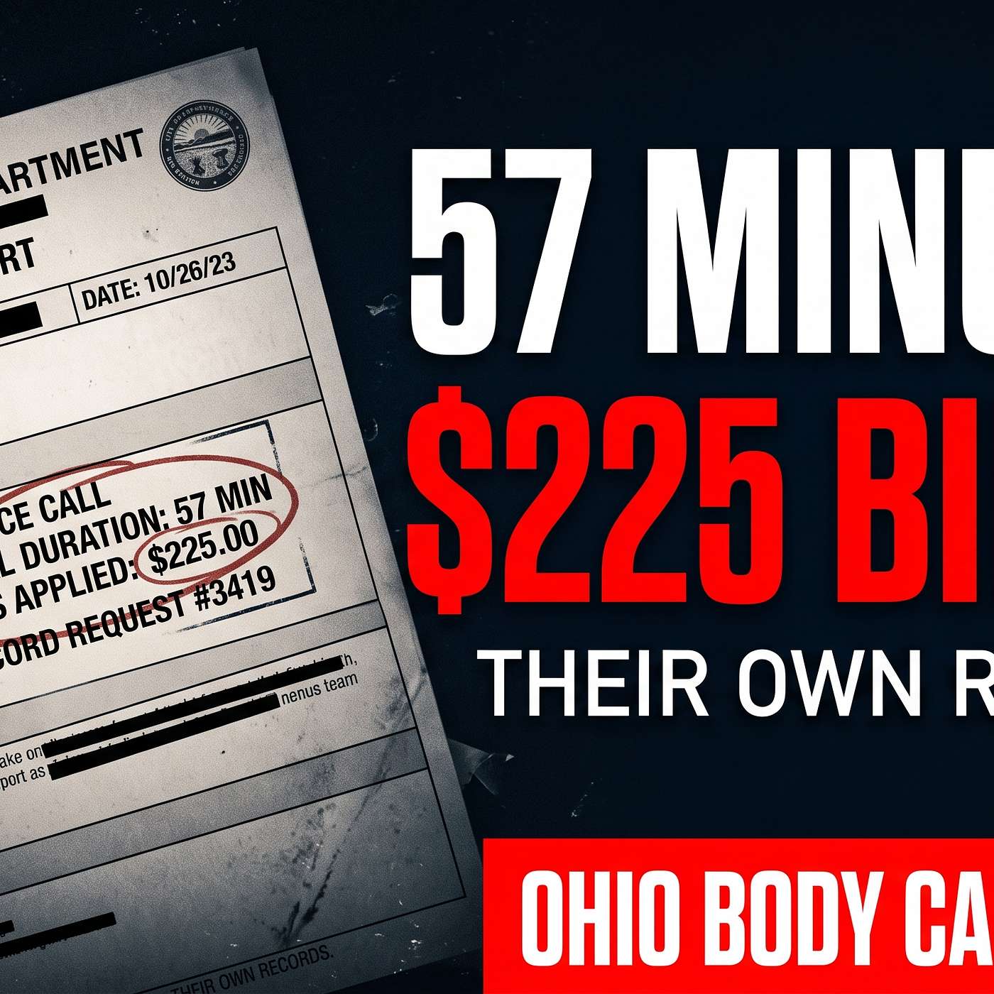 Ohio Cops Are Reading the Body Camera Fee Law Wrong. episode artwork