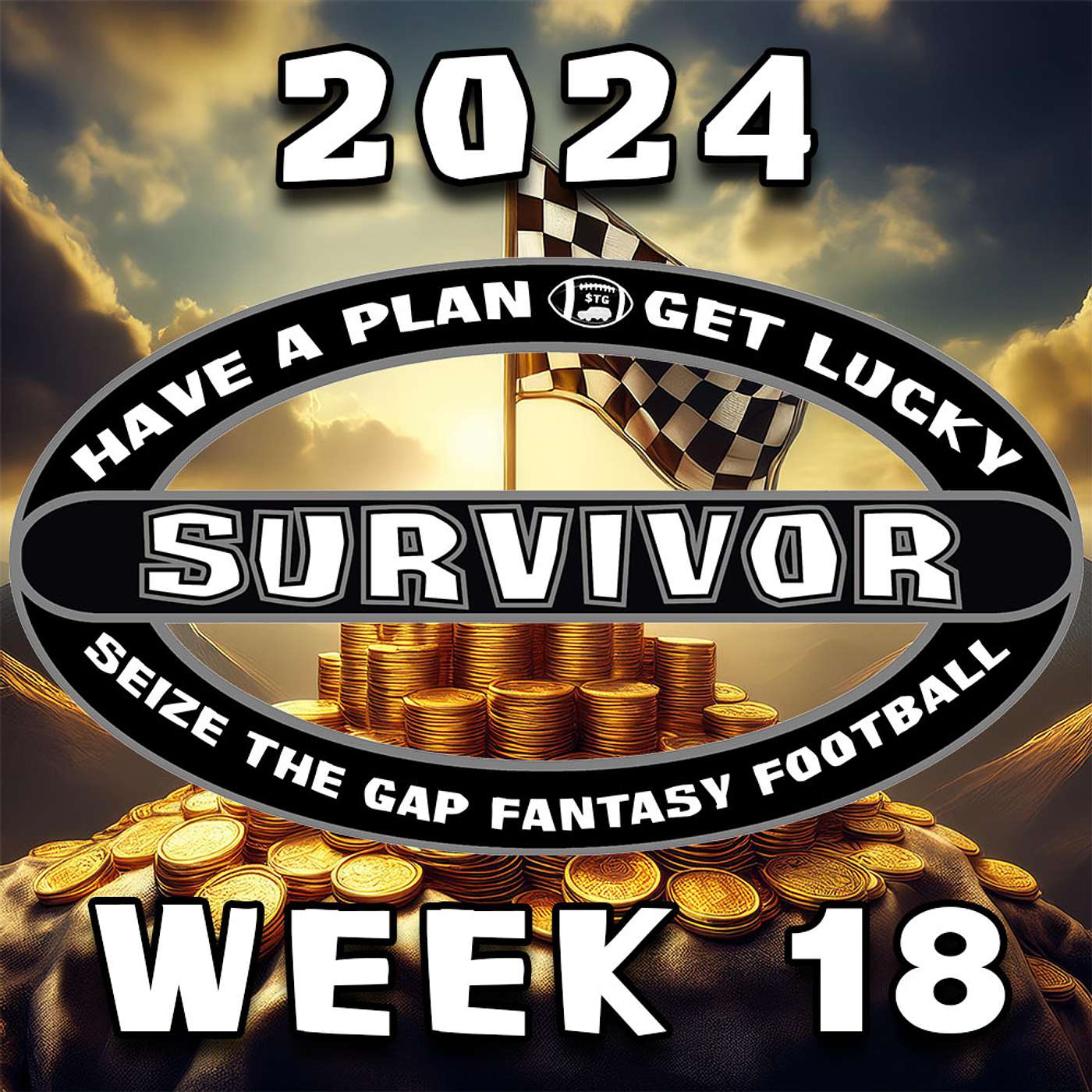 NFL Survivor 2024: Week 18 Survivor & Eliminator Contest Picks & Strategy: from Seize the Gap FF episode artwork