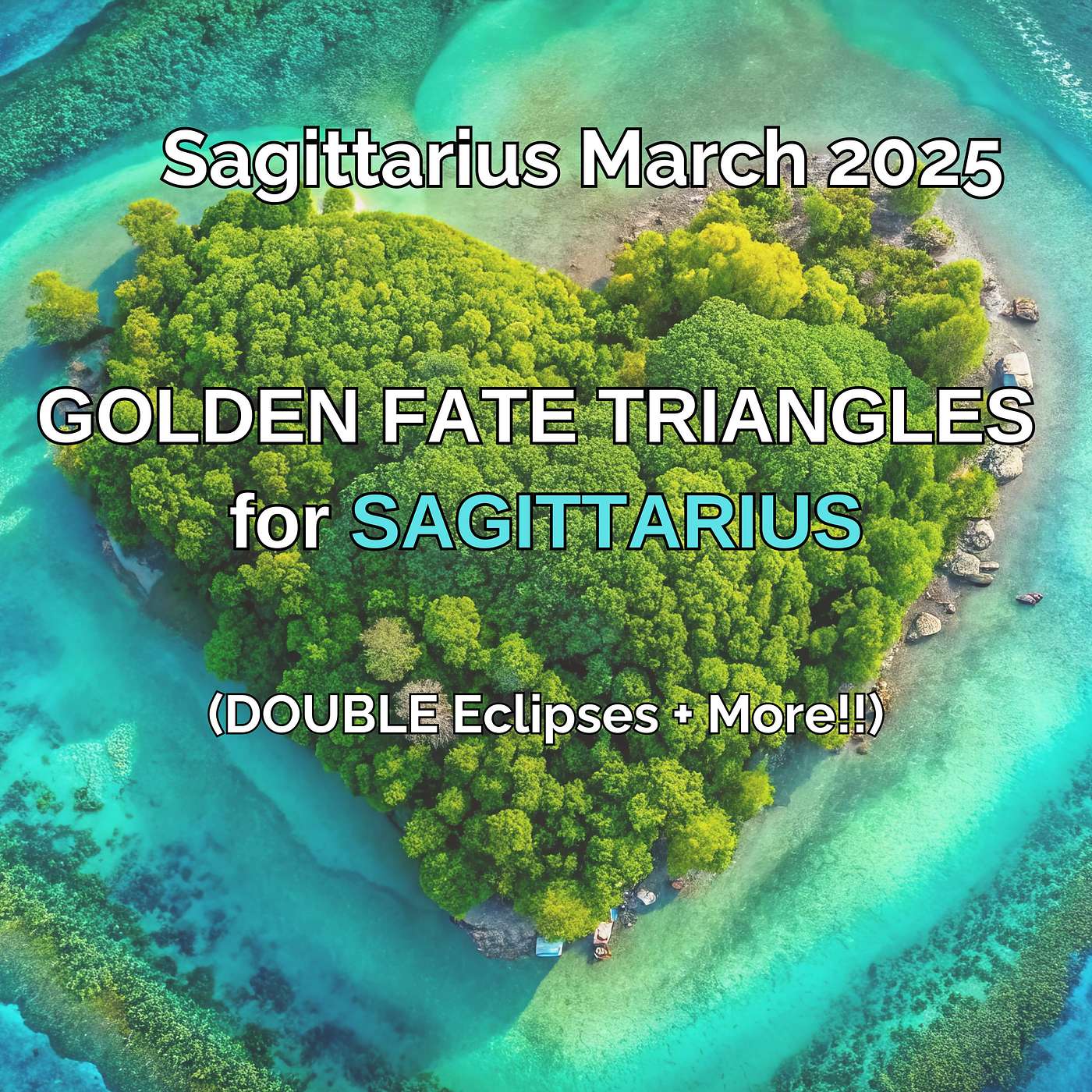 Sagittarius March 2025. GOLDEN FATE TRIANGLES (Eclipse Changes Ahead!) Astrology