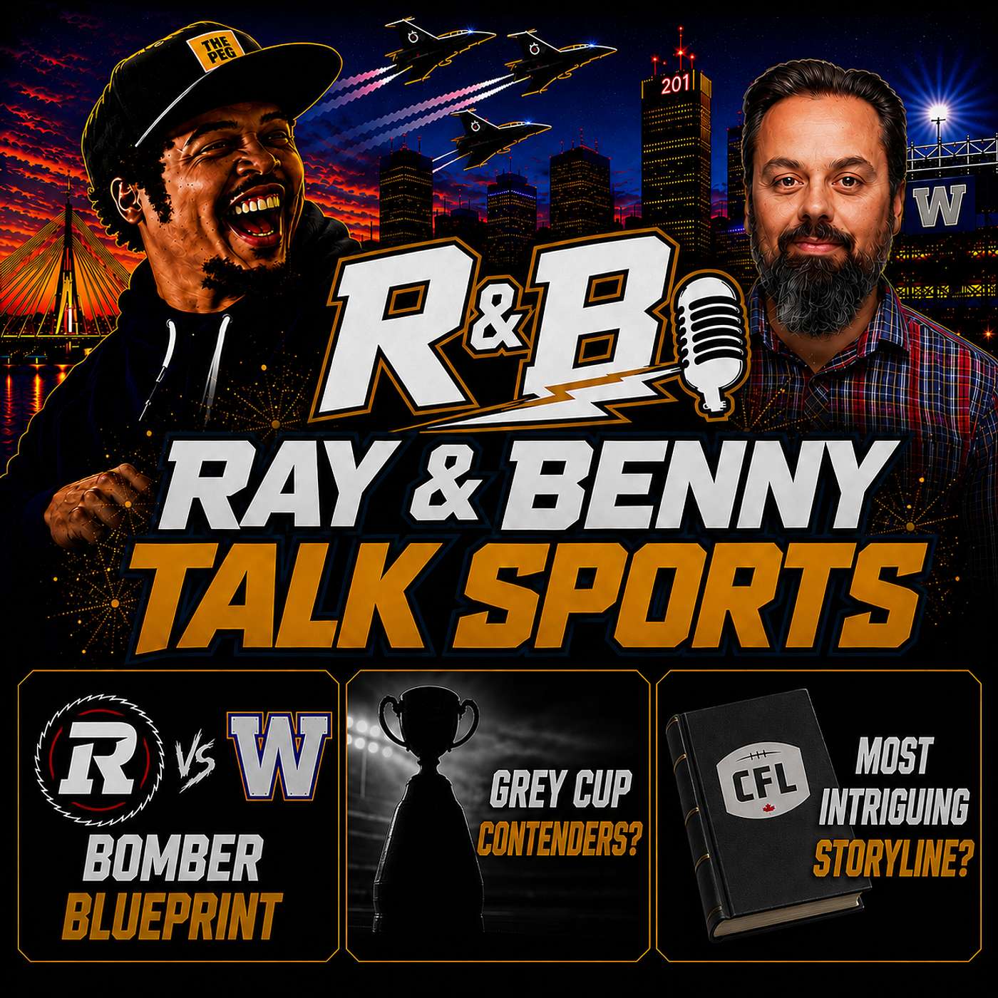 Winnipeg Blue Bombers CFL Football Canadian Sports Podcast Youtube Ottawa Redblacks episode artwork