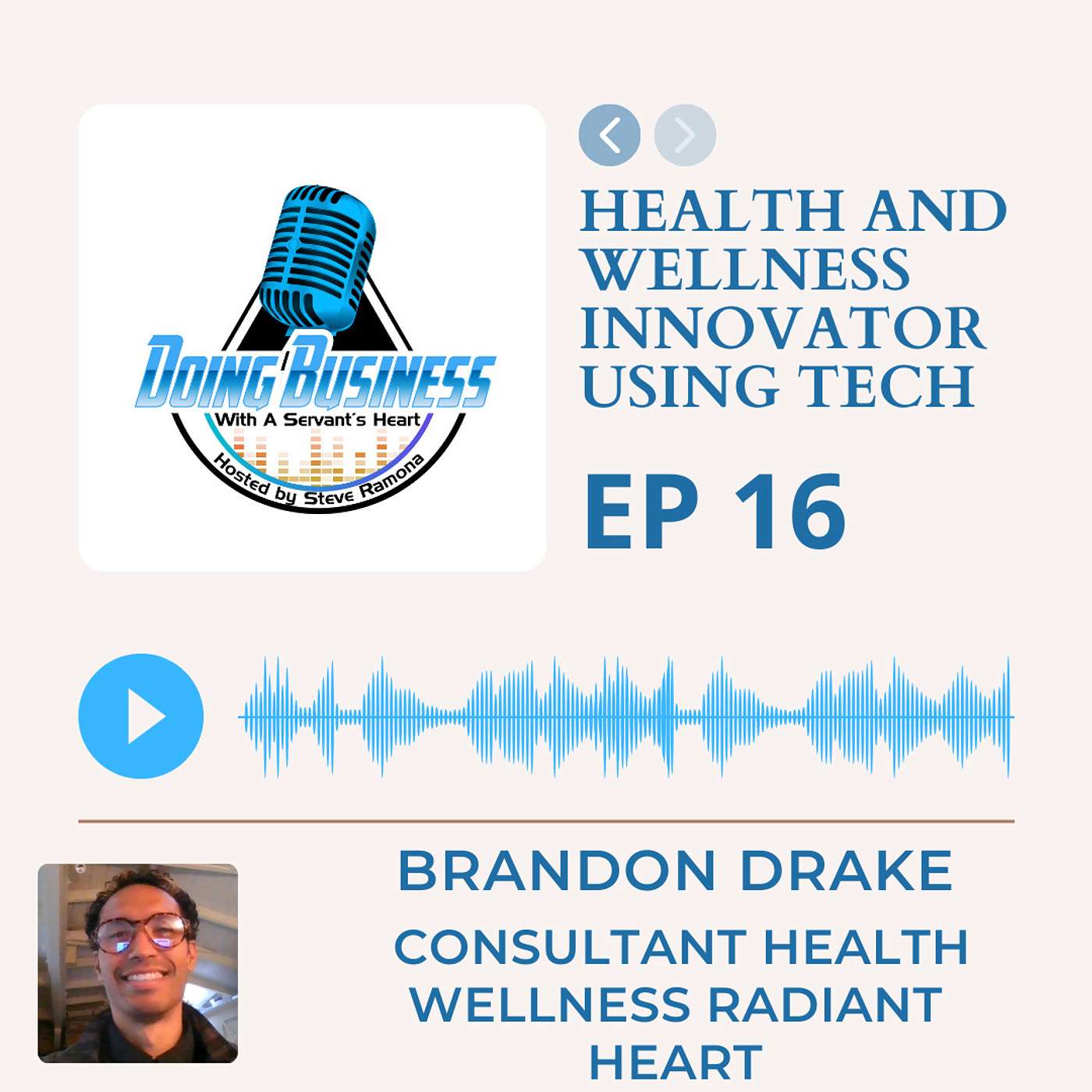 Health and Wellness innovator using Tech - Brandon Drake Consultant Health Wellness Radiant Heart