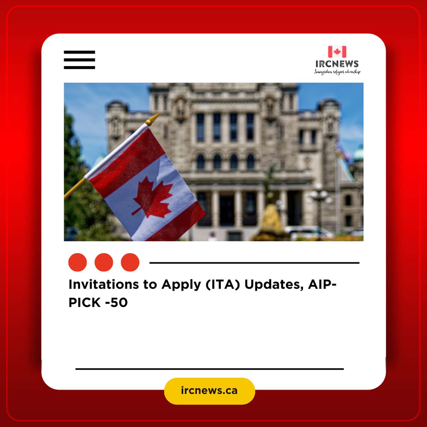 Invitations to Apply (ITA) Updates, AIP- PICK -50 episode artwork