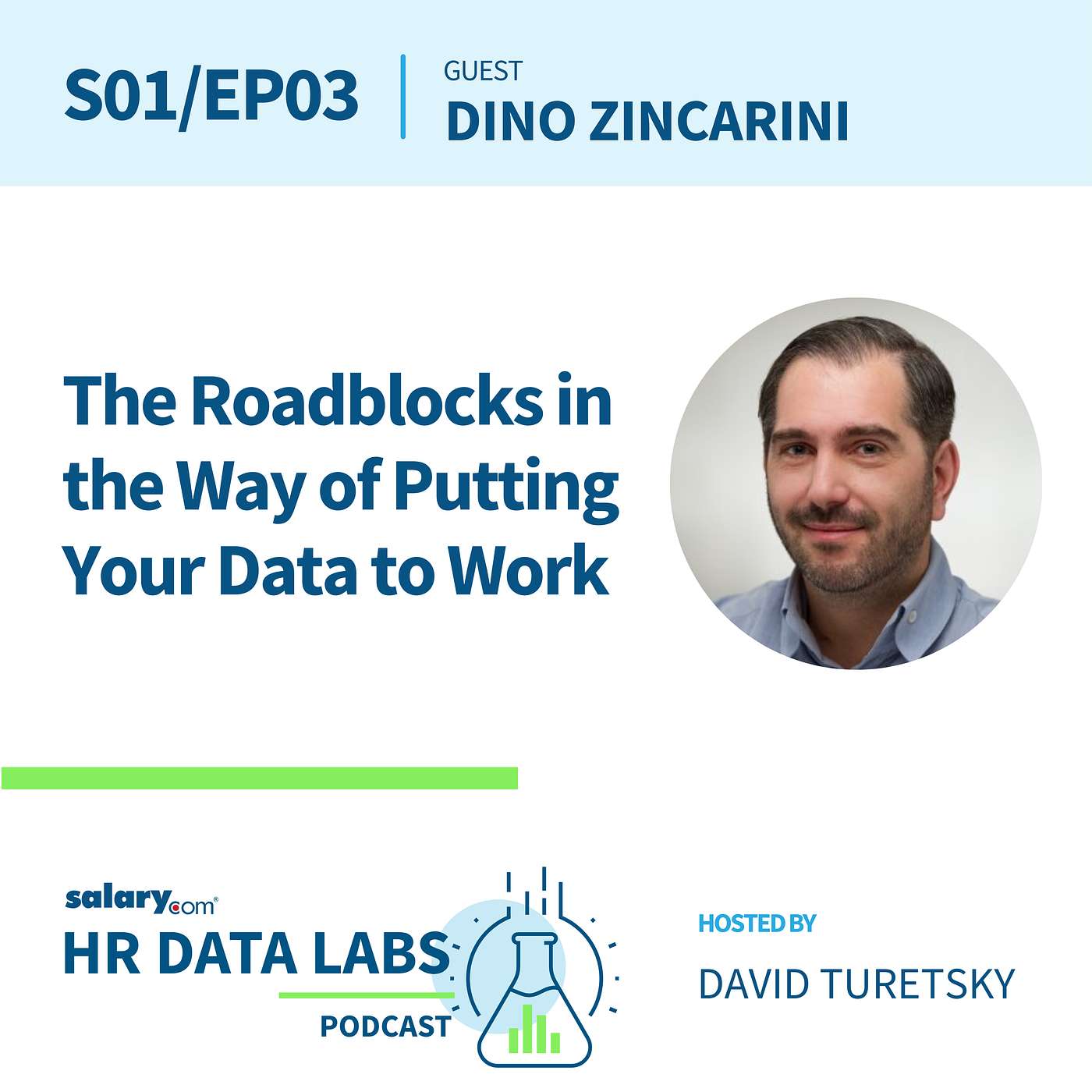 cover of episode Dino Zincarini - The Roadblocks in the Way of Putting Your Data to Work