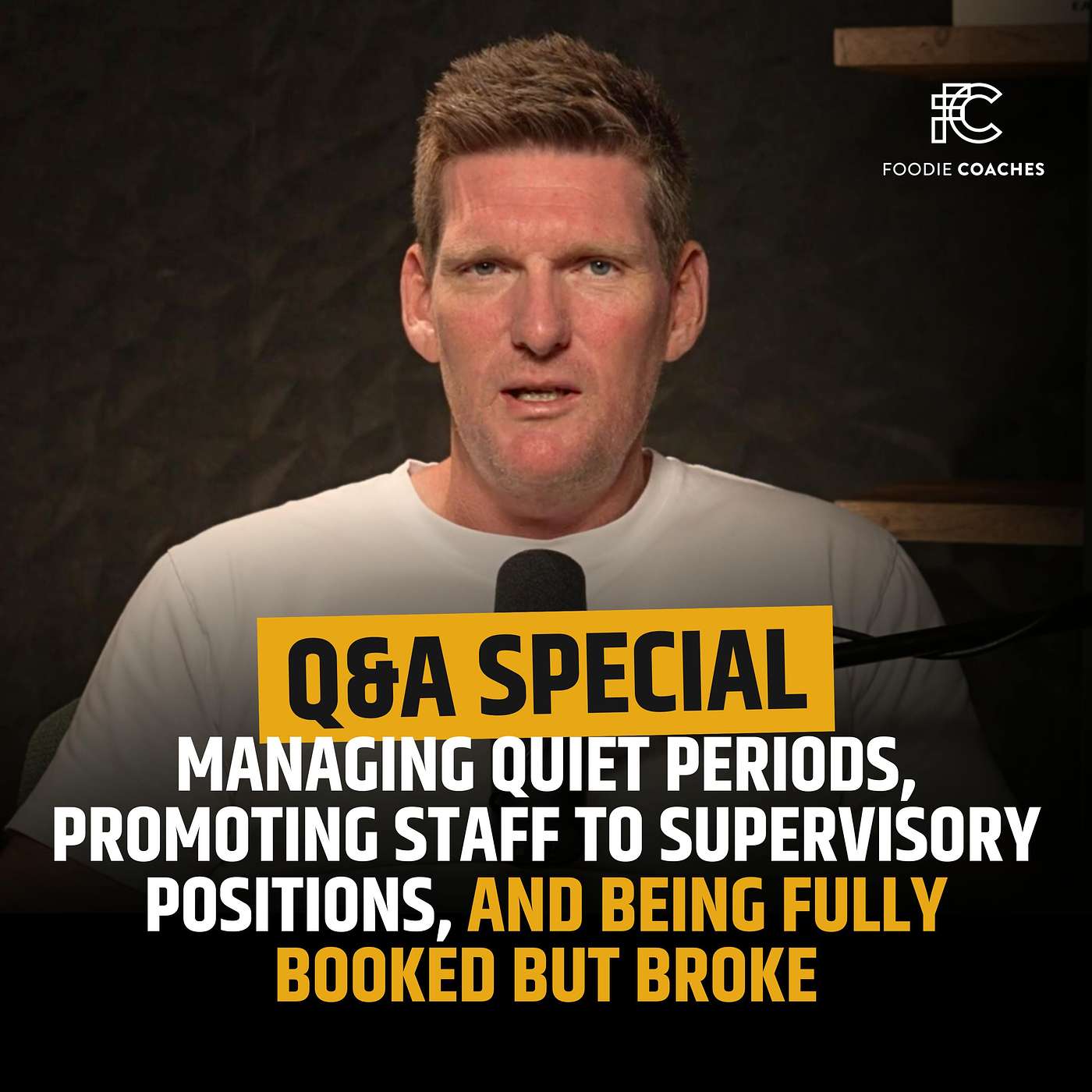 How to Manage Quiet Periods, Promoting Staff to Supervisory Positions, and Being Fully Booked But Broke (Q&A Special)