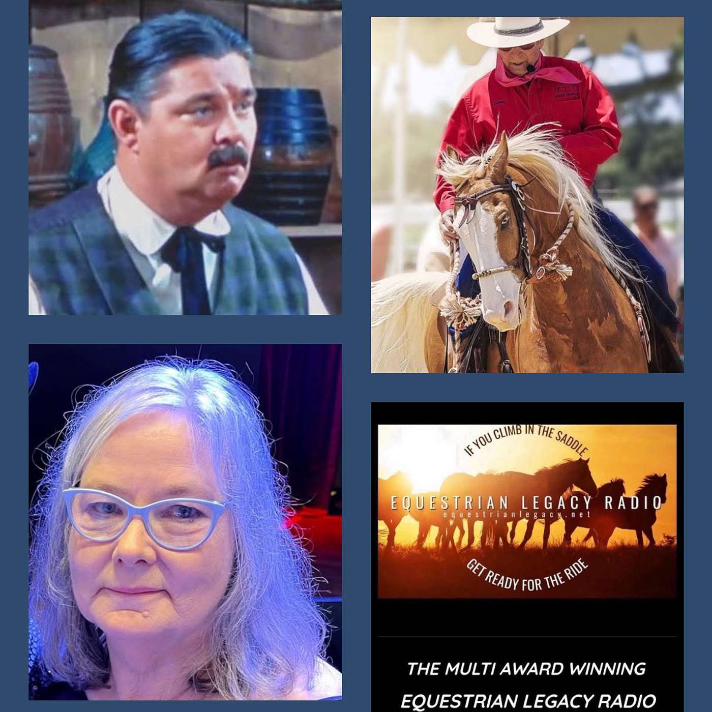 TRIBUTE TO ACTOR JOHN MITCHUM & HORSEMAN EITAN BETH-HALACHMY