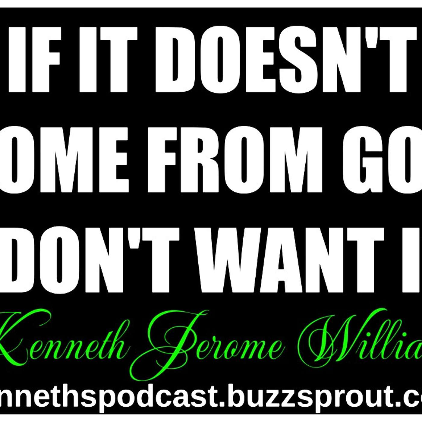The Street Remix - If it doesn't come from God, I don't want it - 12/08/2024