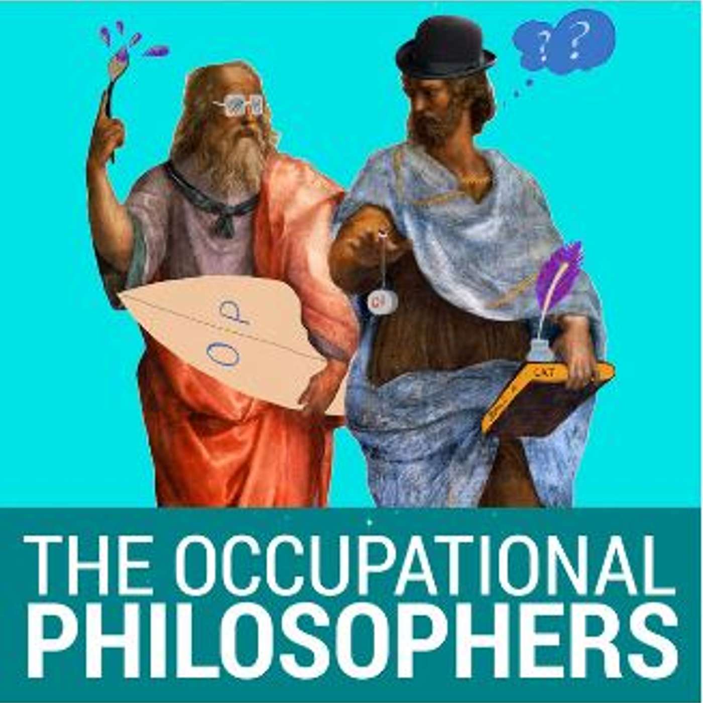 The Occupational Philosophers: not so serious business’ Podcast, hosts Simon & John