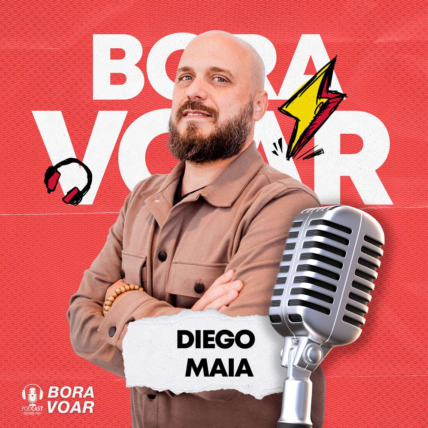 Trailer do podcast Bora Voar - Diego Maia, palestrante de vendas