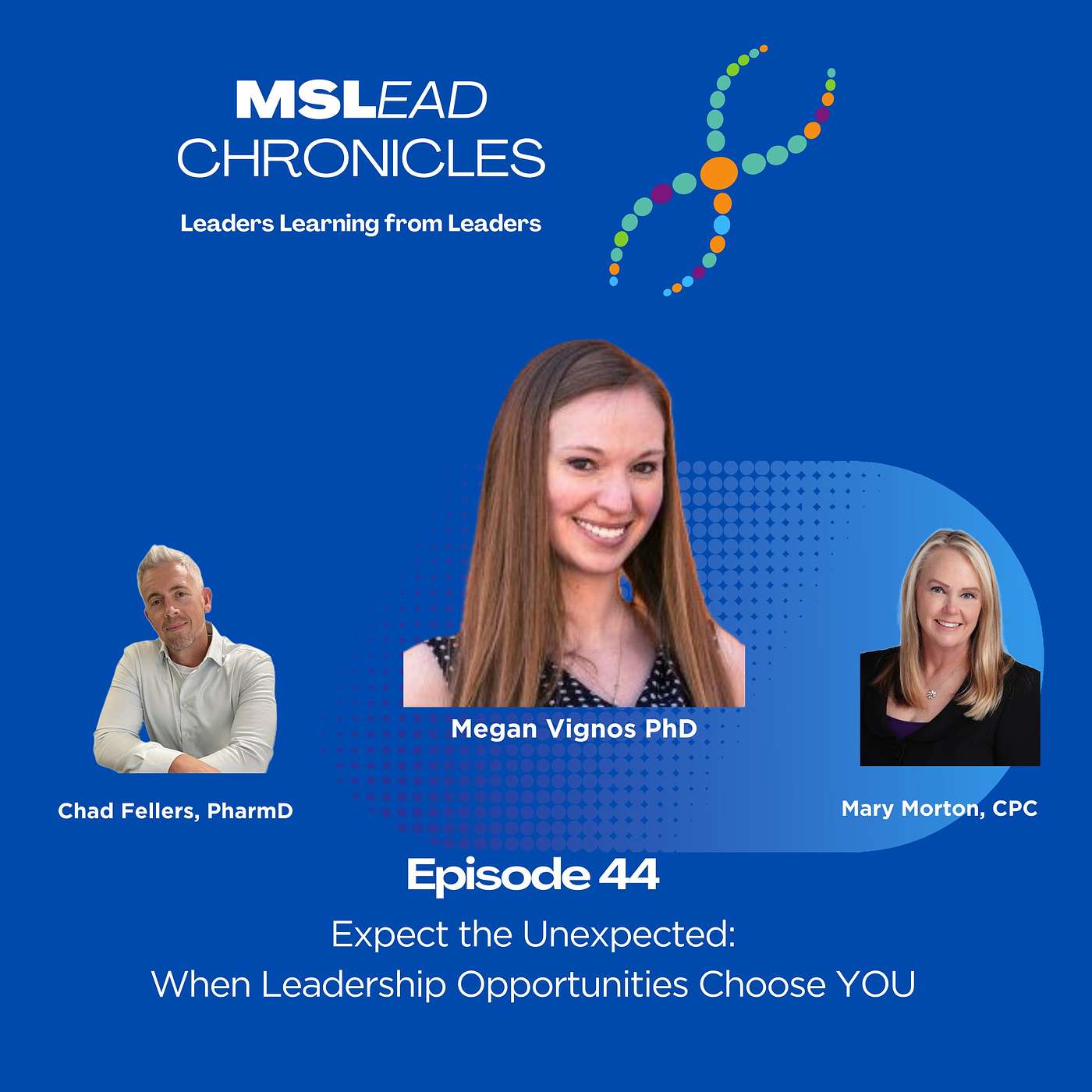 Episode 44  Expect the Unexpected: When Leadership Opportunities Choose YOU w/ Megan Vignos, PhD episode artwork