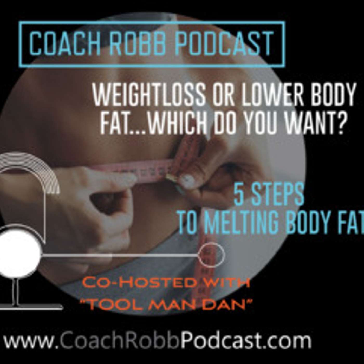 Podcast #58 – Weight Loss or Lower Body Fat…Which Do You Want? 5 Steps to Melting Body Fat NOT Dehydrating! episode artwork