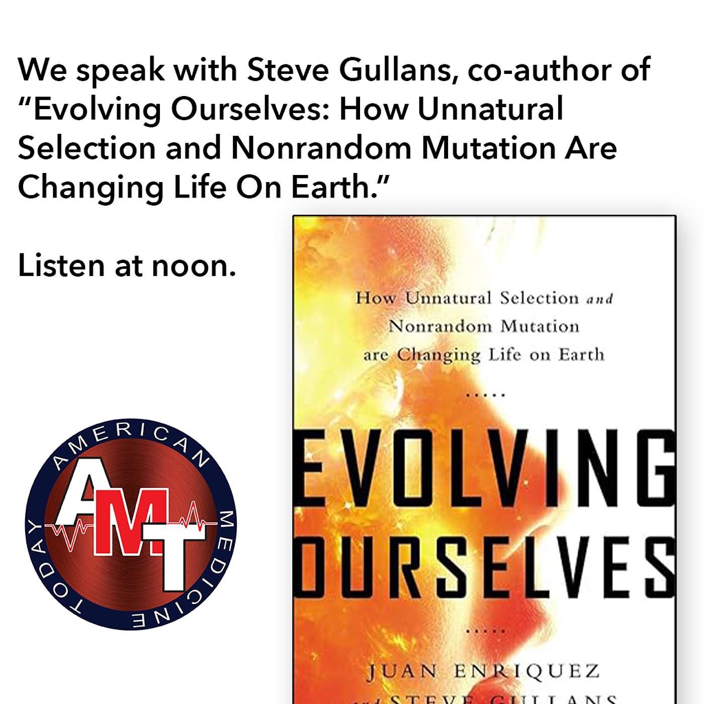 8/16/25 S11 E4000 - STEVE GULLANS – “EVOLVING OURSELVES” episode artwork