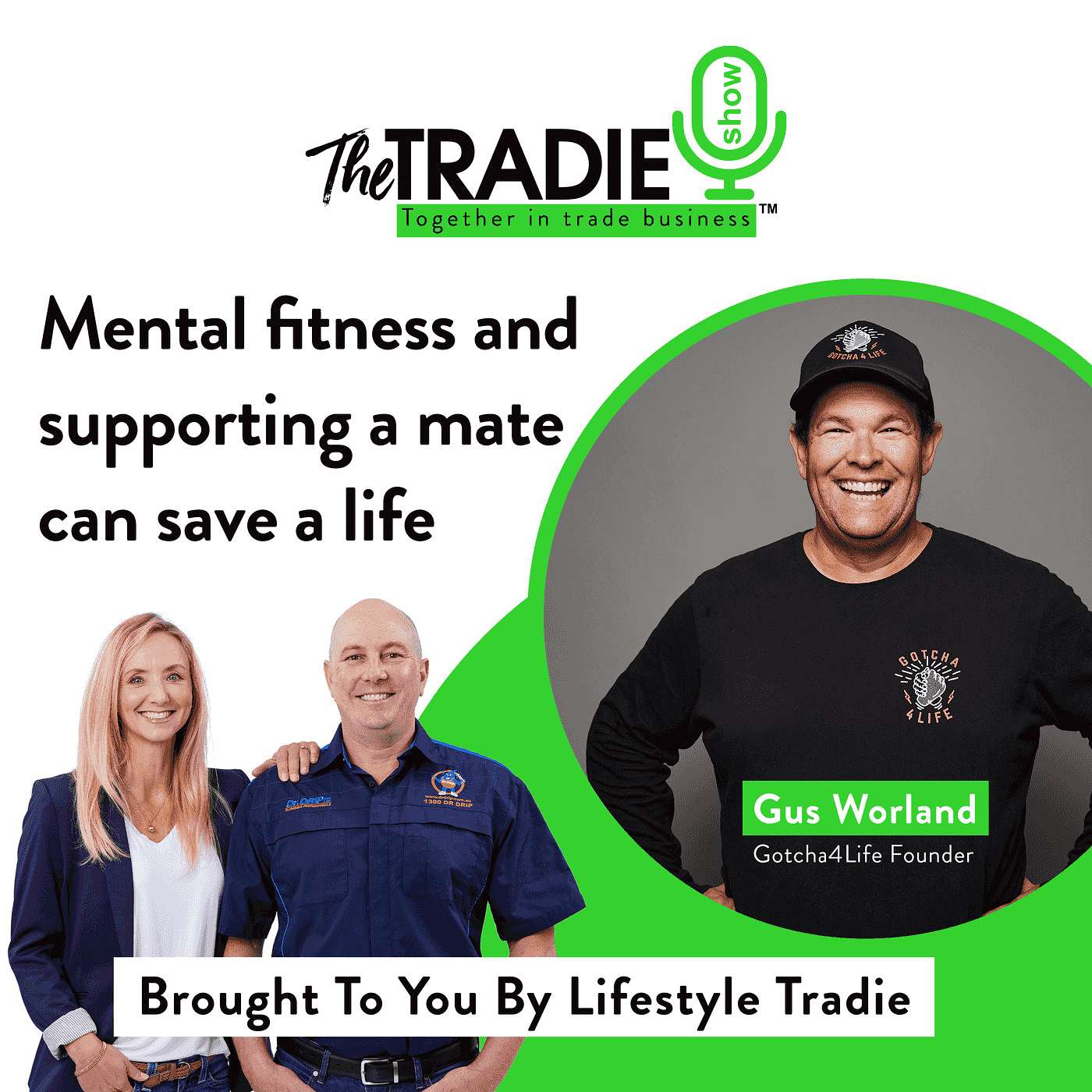 Special Edition Episode:  Mental fitness and supporting a mate can save a life - Guest starring Gotcha4Life Founder Gus Worland