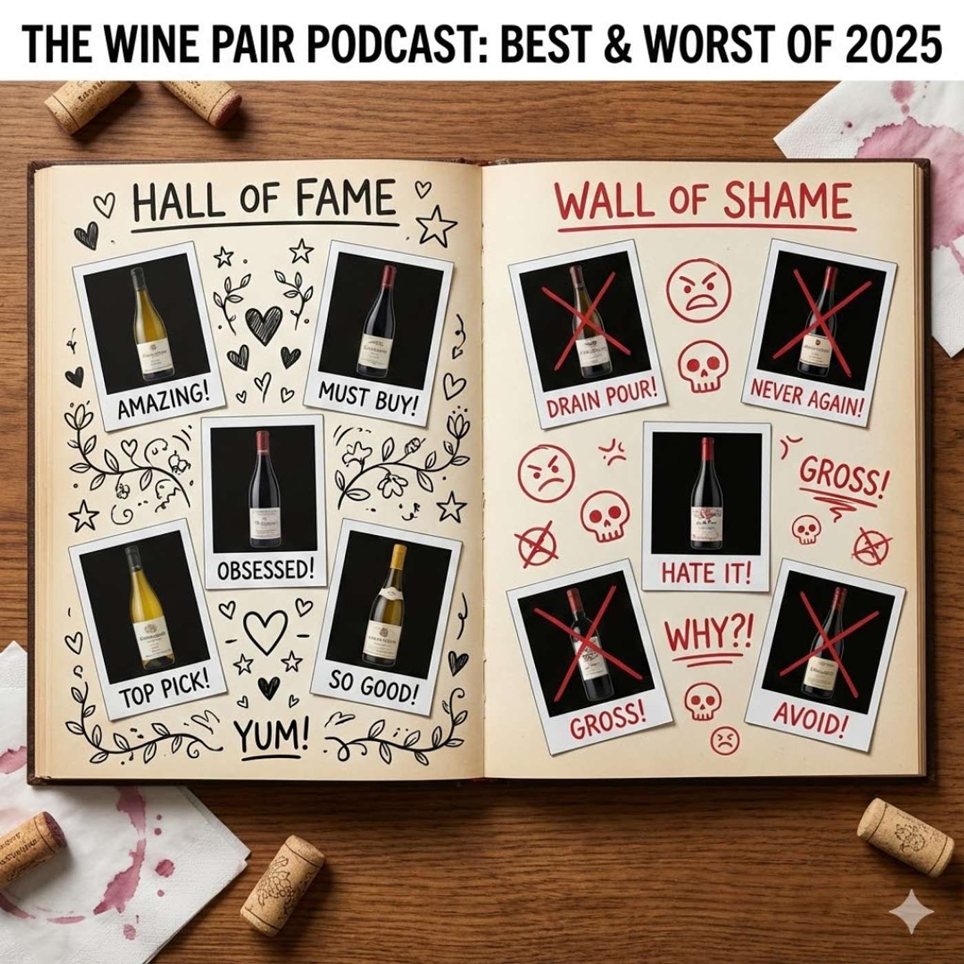 The Best & Worst Wines We Drank in 2025!