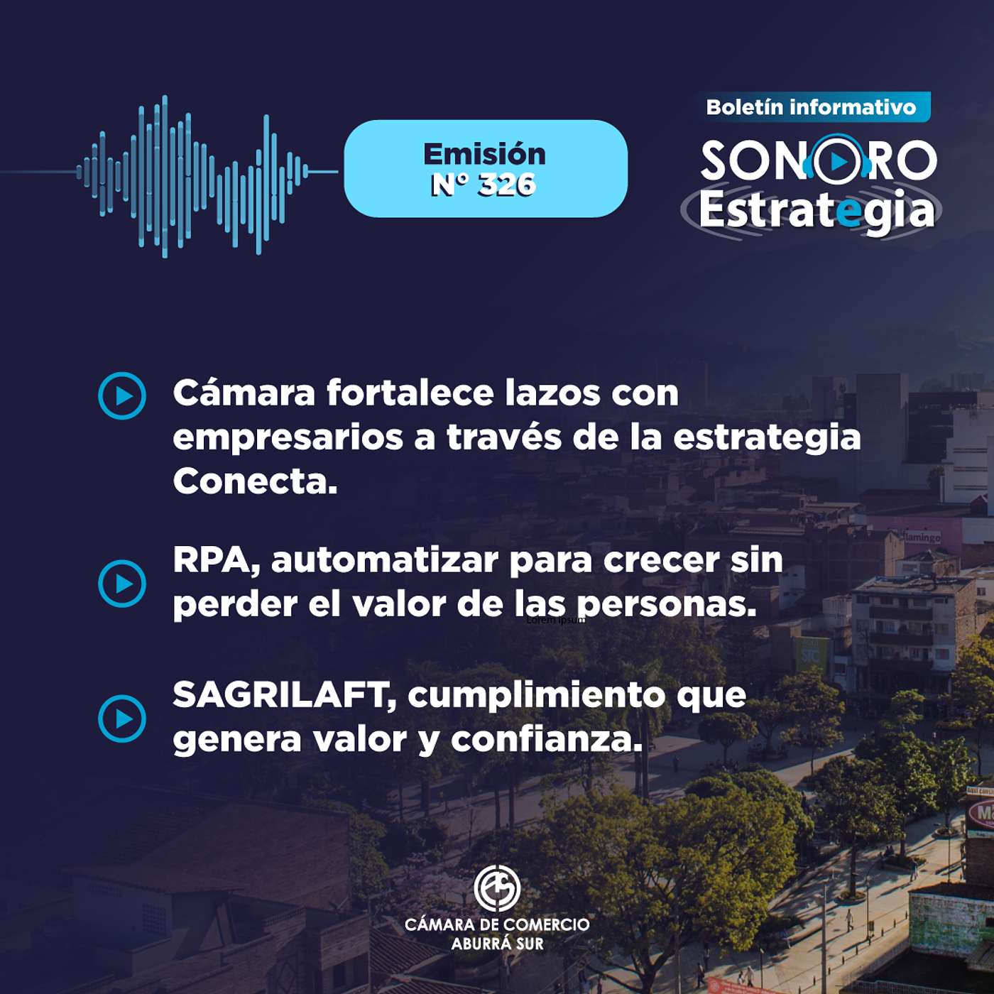 Boletín Sonoro Estrategia N°326 – Mayo 30 de 2025 episode artwork