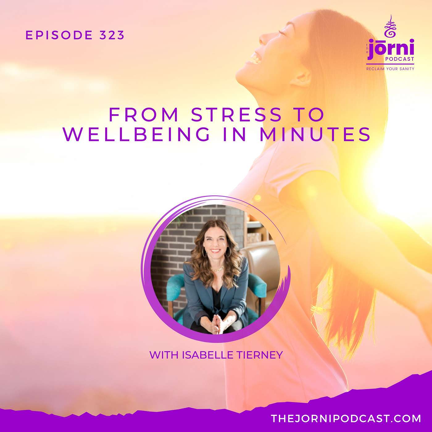 Episode 323 - From Stress to Wellbeing in Minutes with Isabelle Tierney