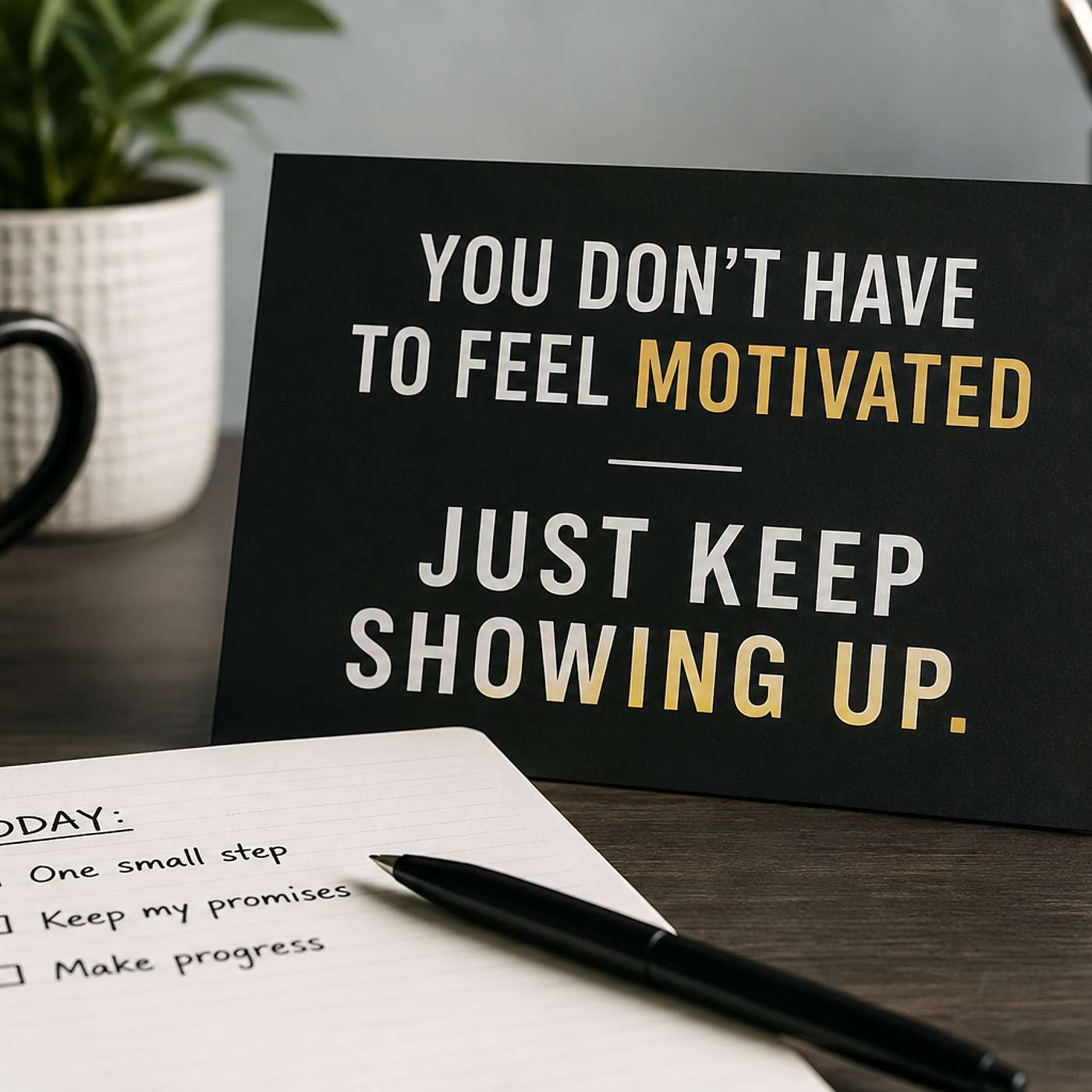 You Don’t Have to Feel Motivated episode artwork